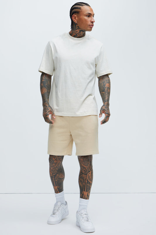 Tyson Sweatshort - Tan