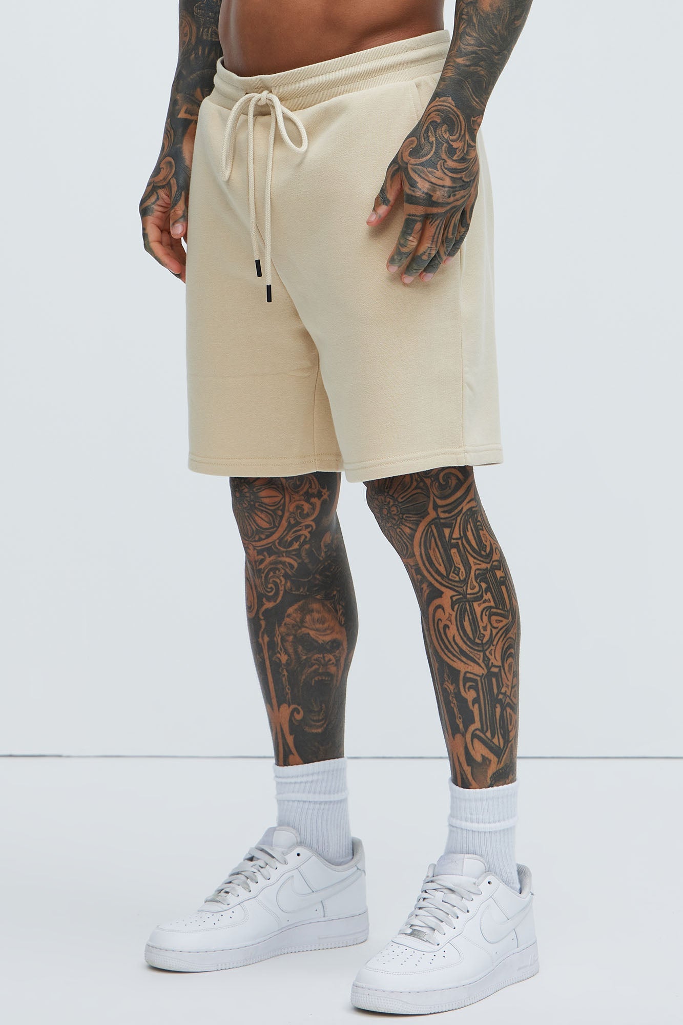 Tyson Sweatshort - Tan