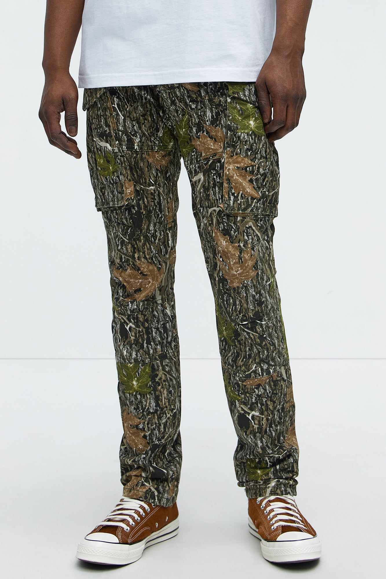 Summer Games Slim Cargo Pants - Green/combo