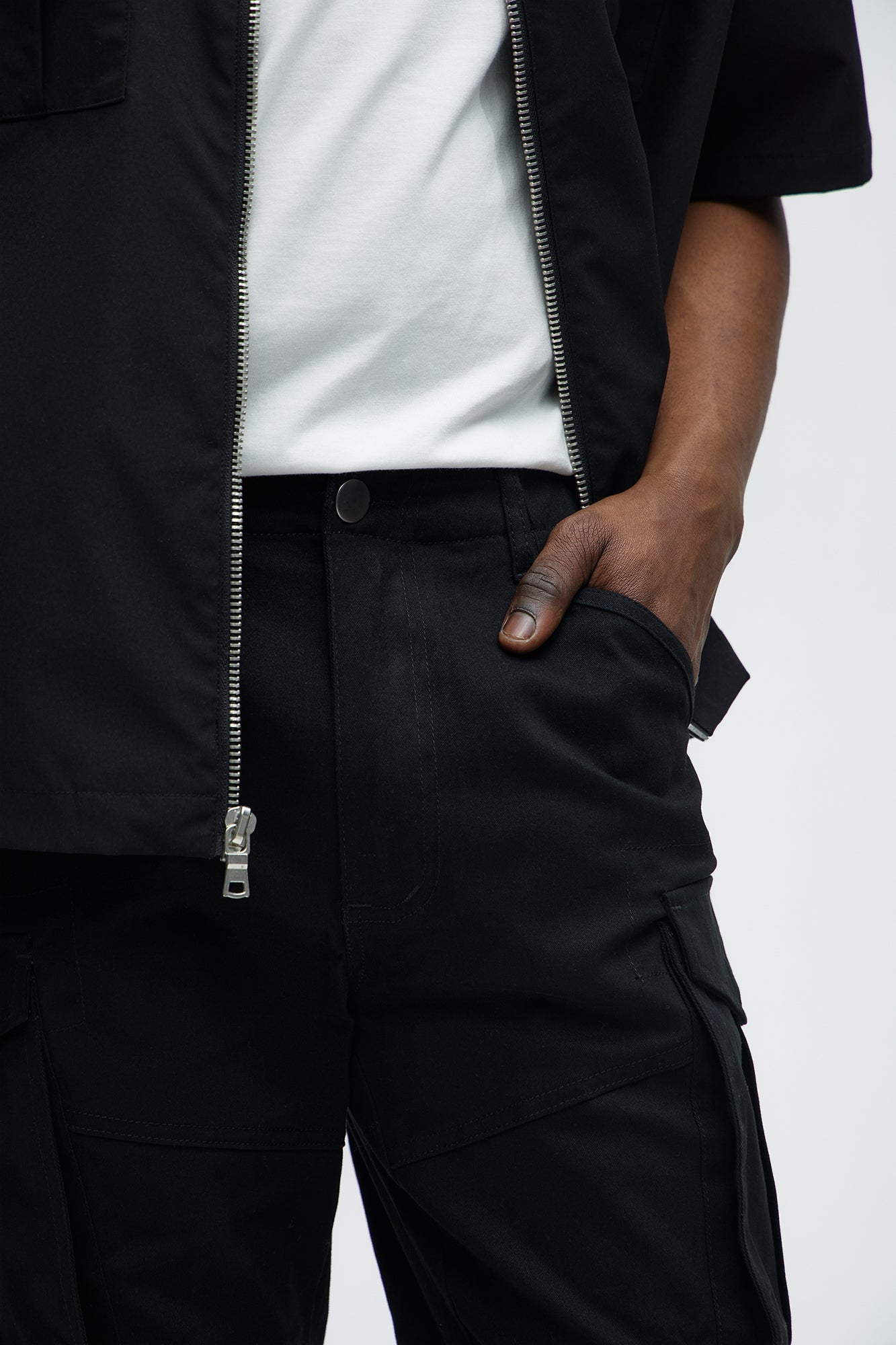 Summer Games Slim Cargo Pants - Black