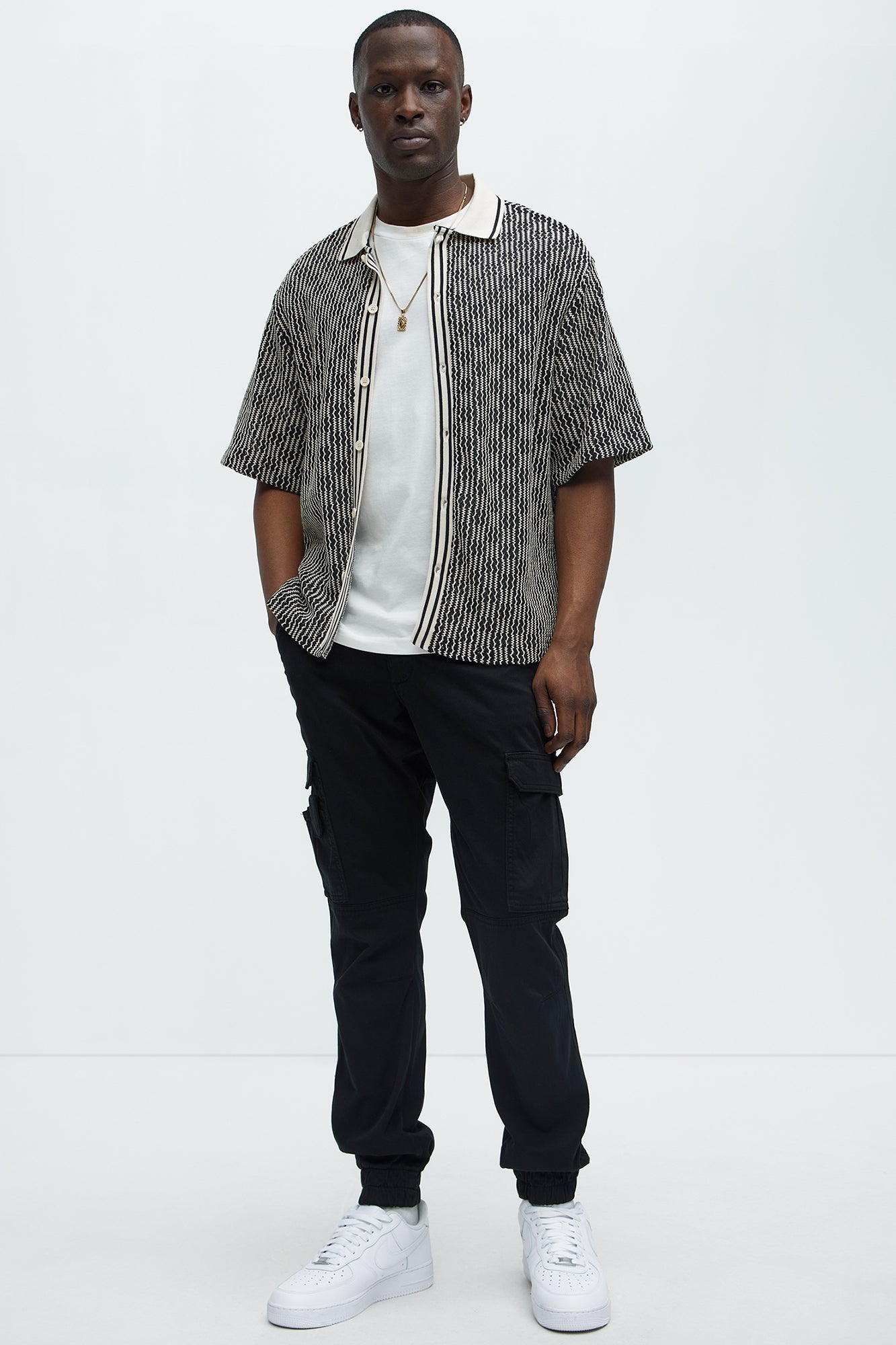 Slim Kryptonite Cargo Jogger - Black