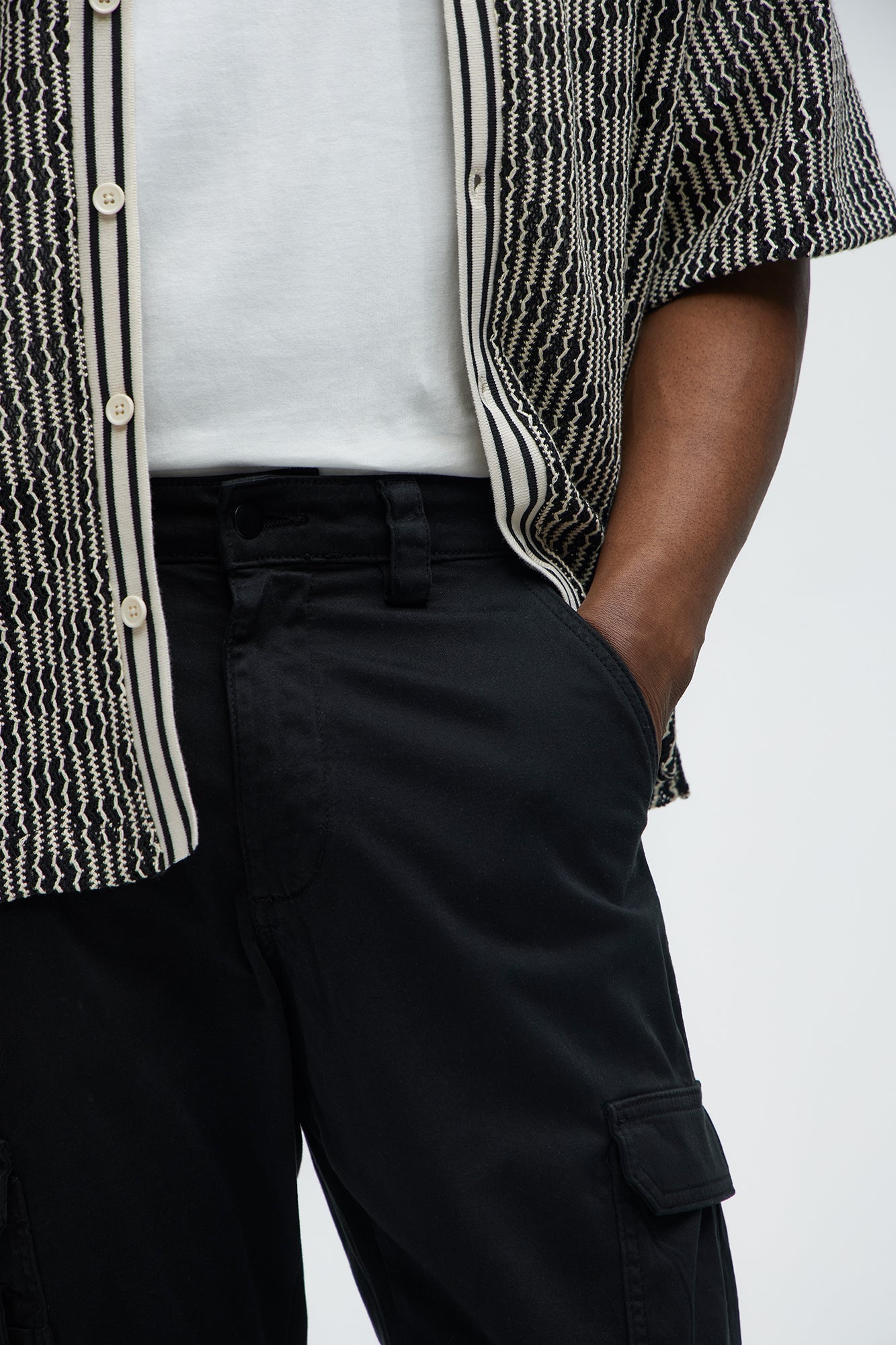 Slim Kryptonite Cargo Jogger - Black