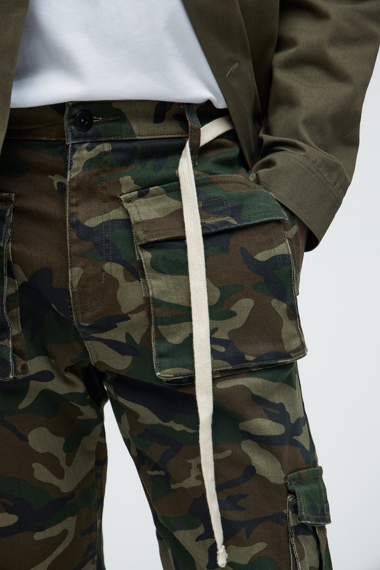 Hunter Slim Cargo Pants - Camouflage