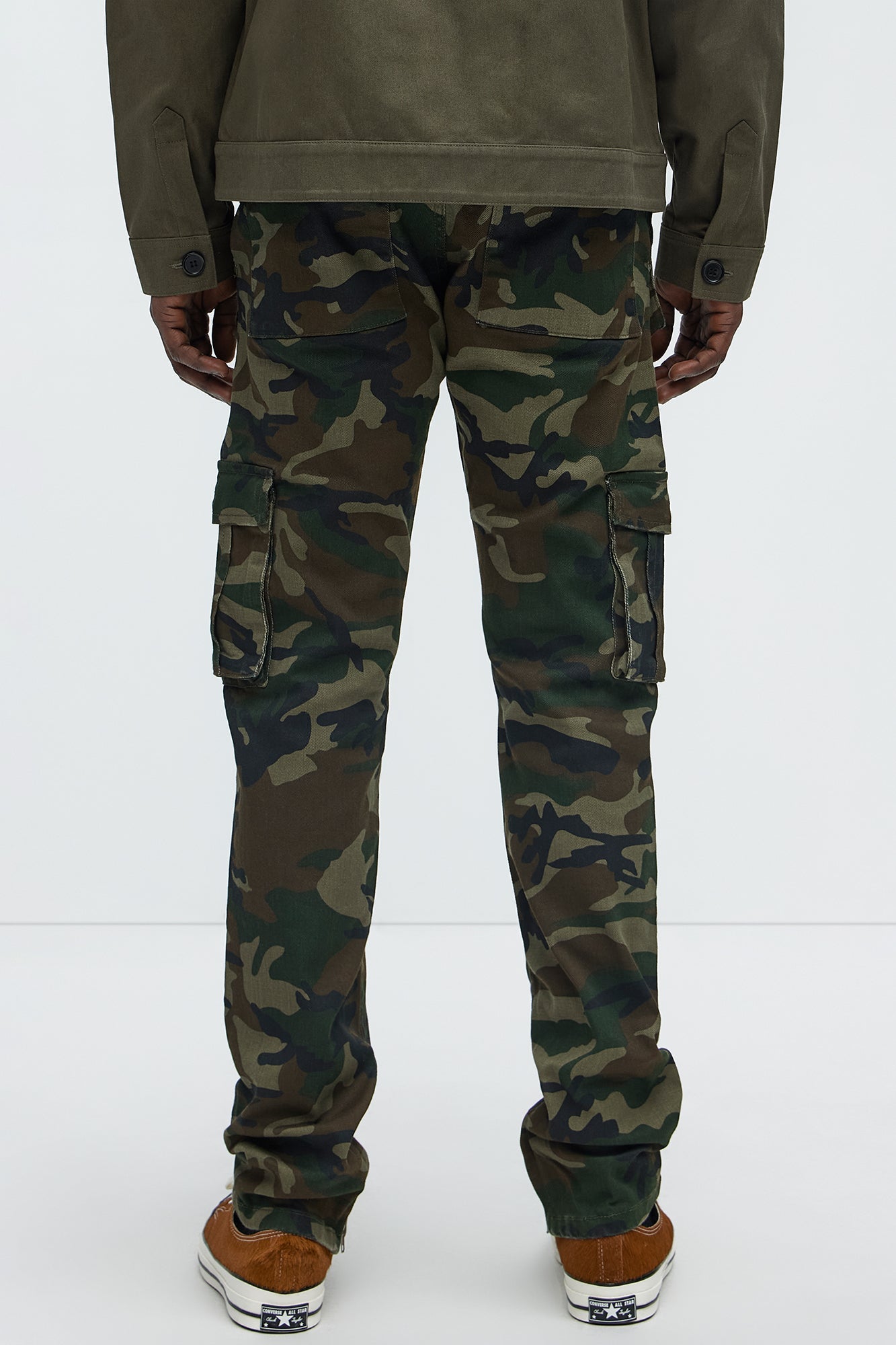 Hunter Slim Cargo Pants - Camouflage