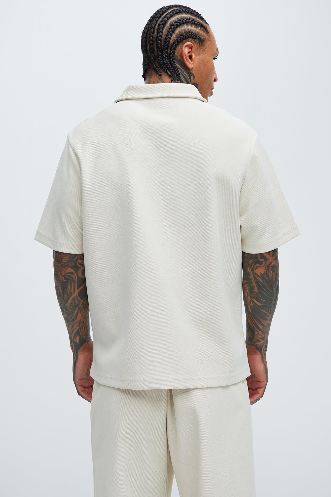 Turner Short Sleeve Polo - Cream