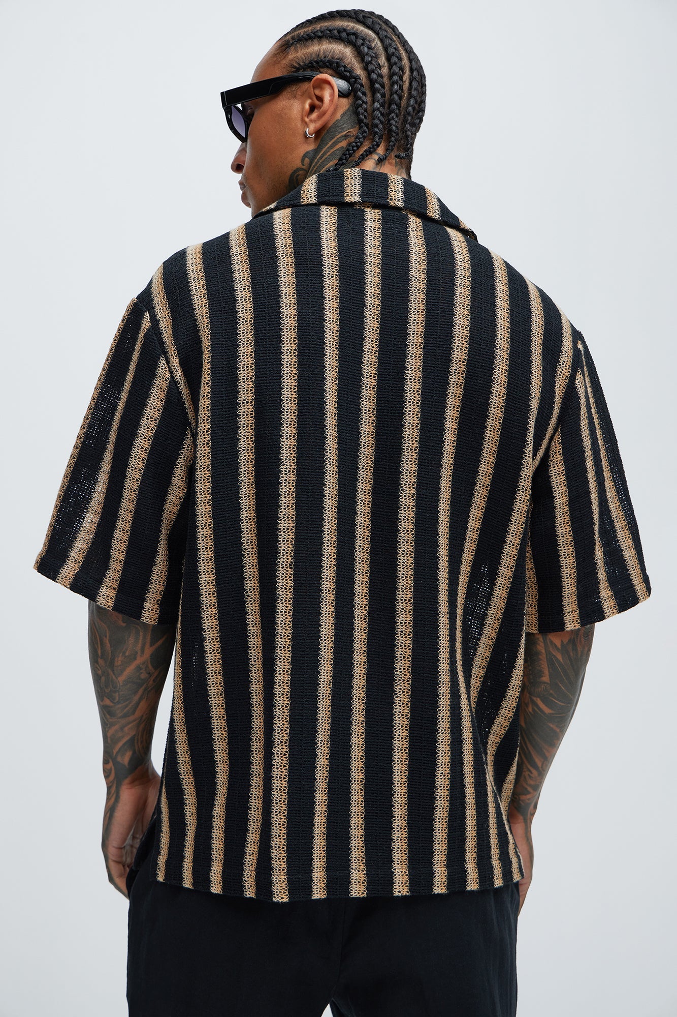 Peyton Textured Shirt - Black/combo