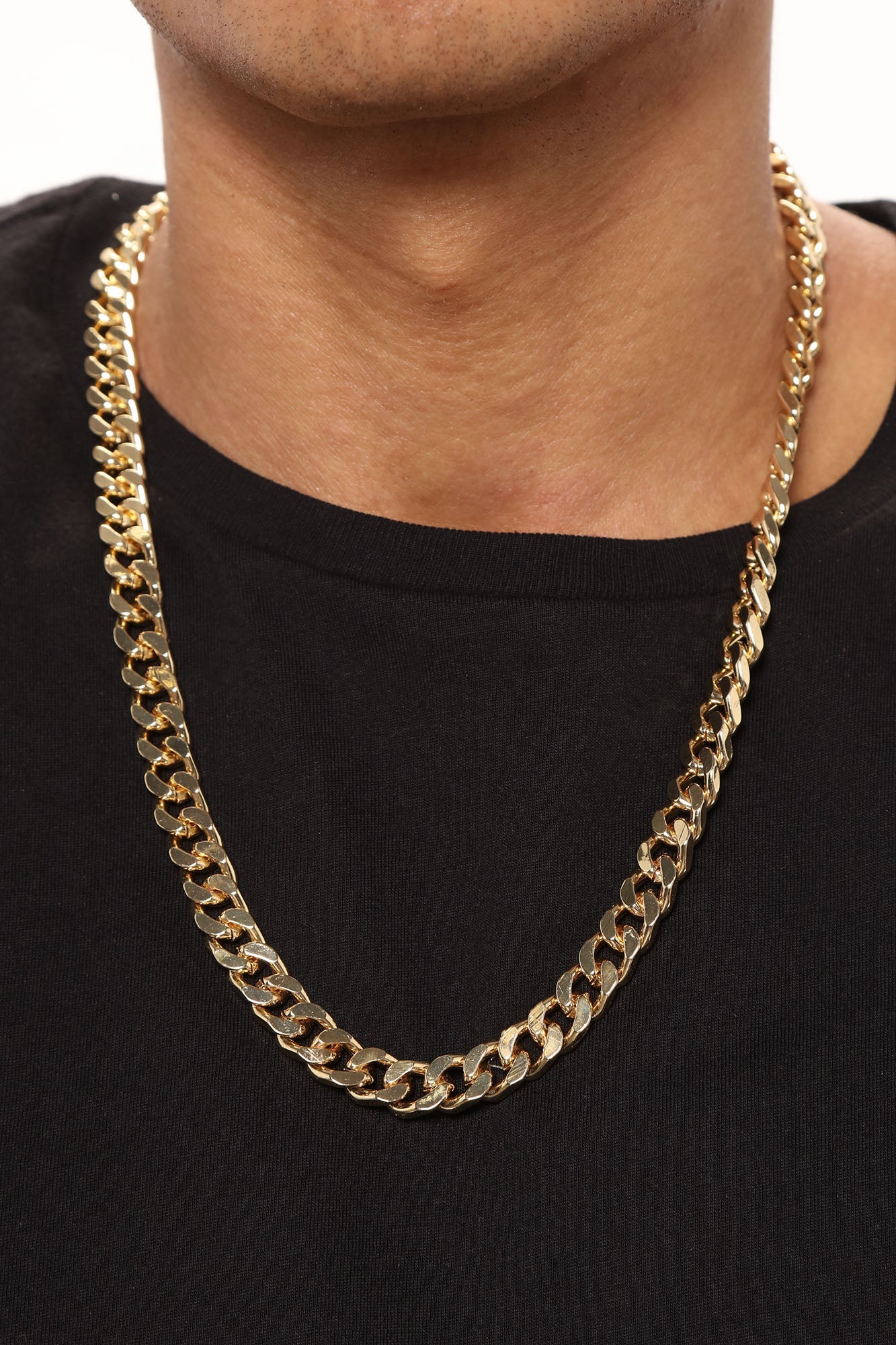 24″ Joe's Cuban Link Chain Necklace - Gold