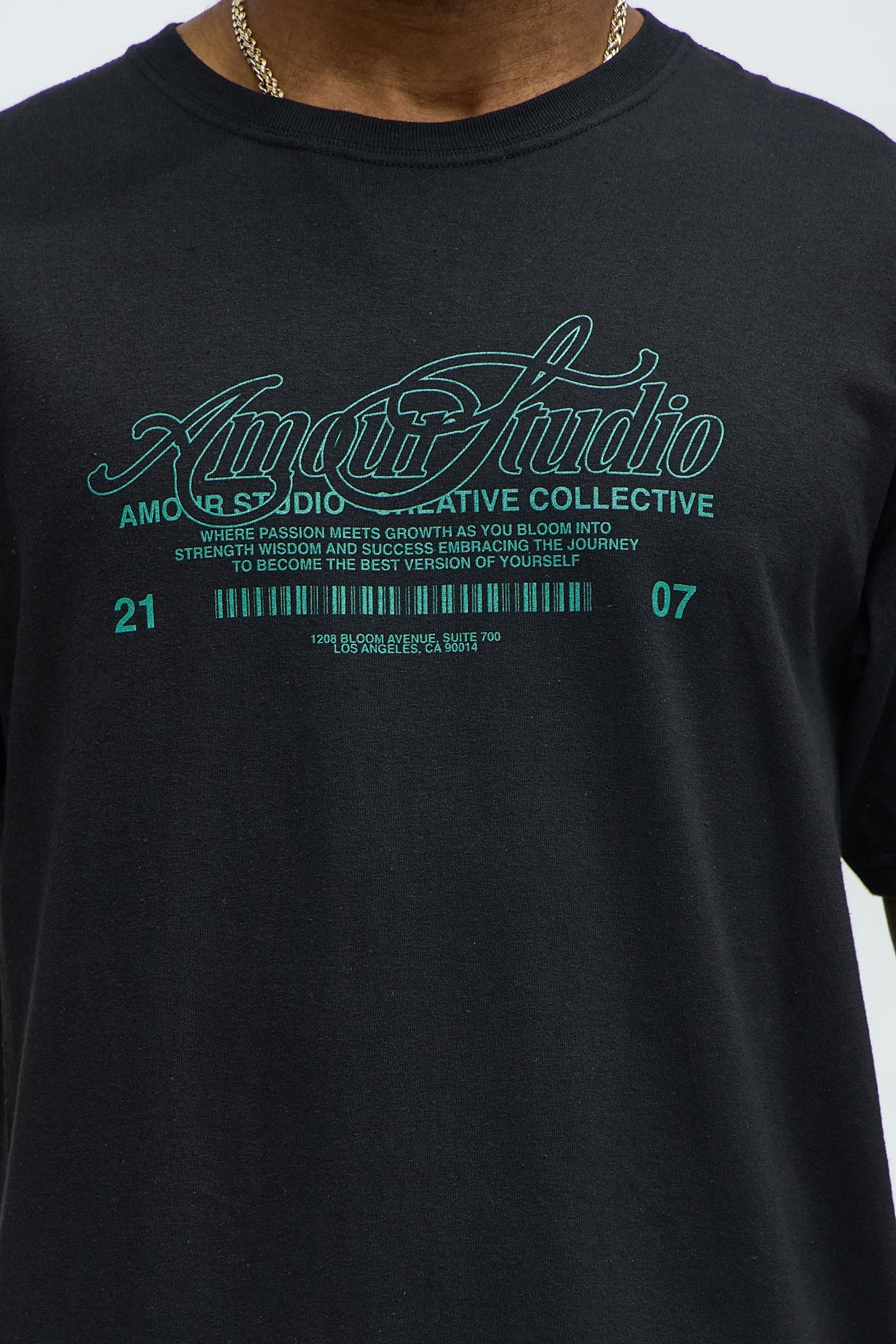 Amour Studio Short Sleeve Tee - Black