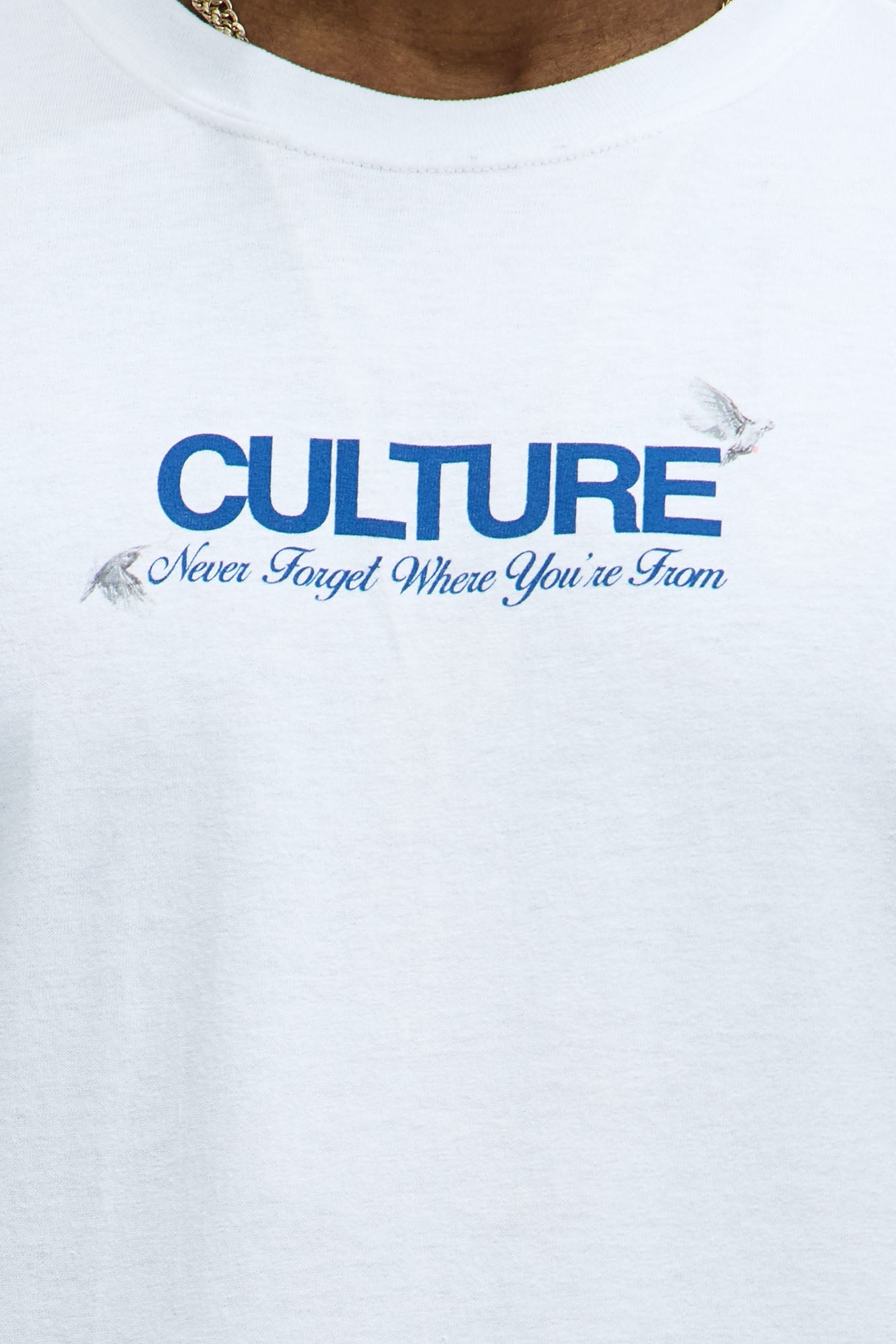 Culture Above All Short Sleeve Tee - White
