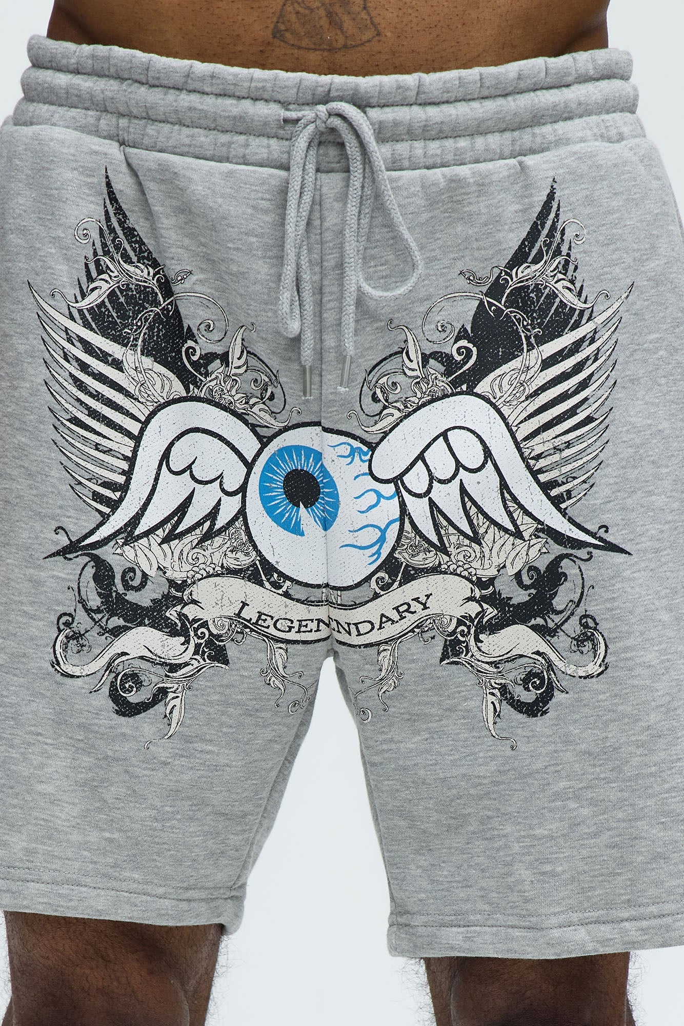 Von Dutch Legendary Sweatshorts - Heather Grey