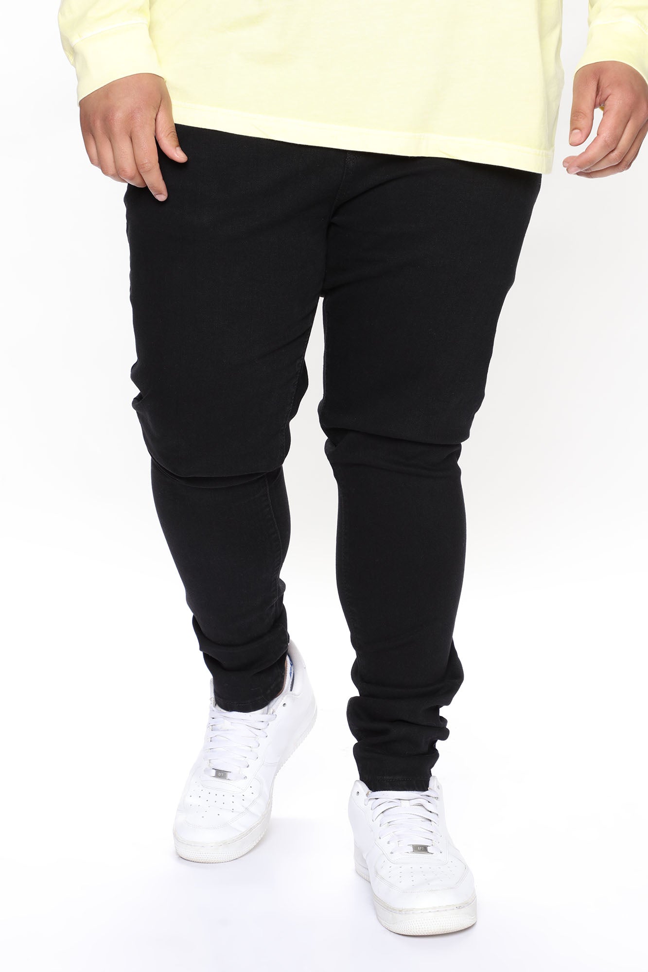 Cornell Stacked Skinny Jeans - Black