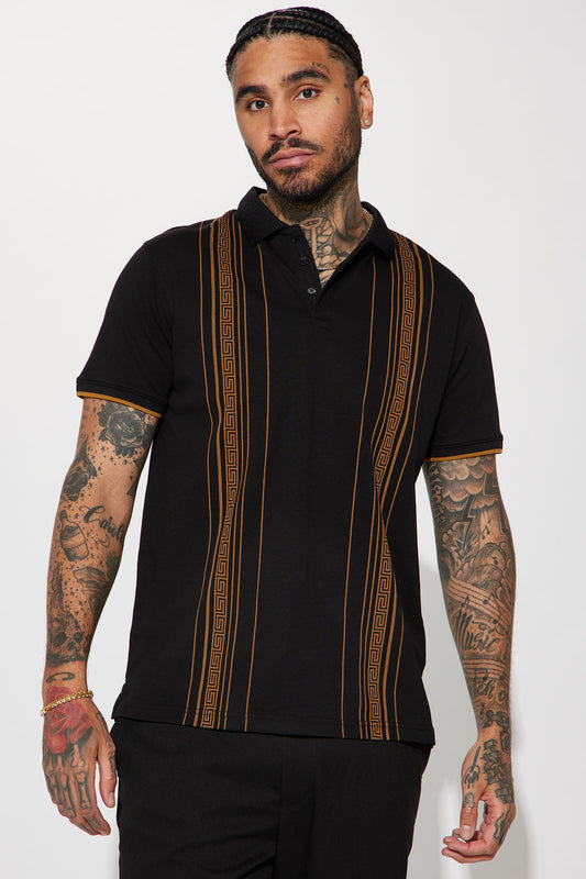Pharaoh Bustdown Polo - Black