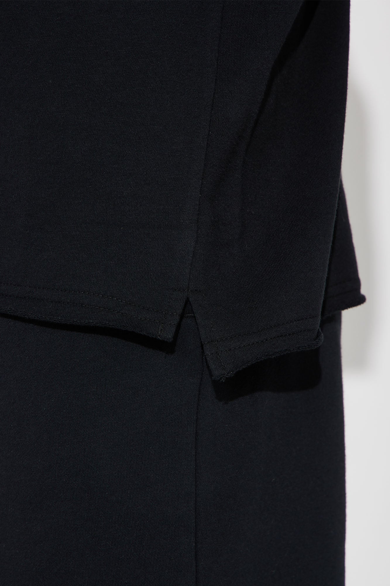 I Like How It Looks Oversized Terry Short Sleeve Tee - Black