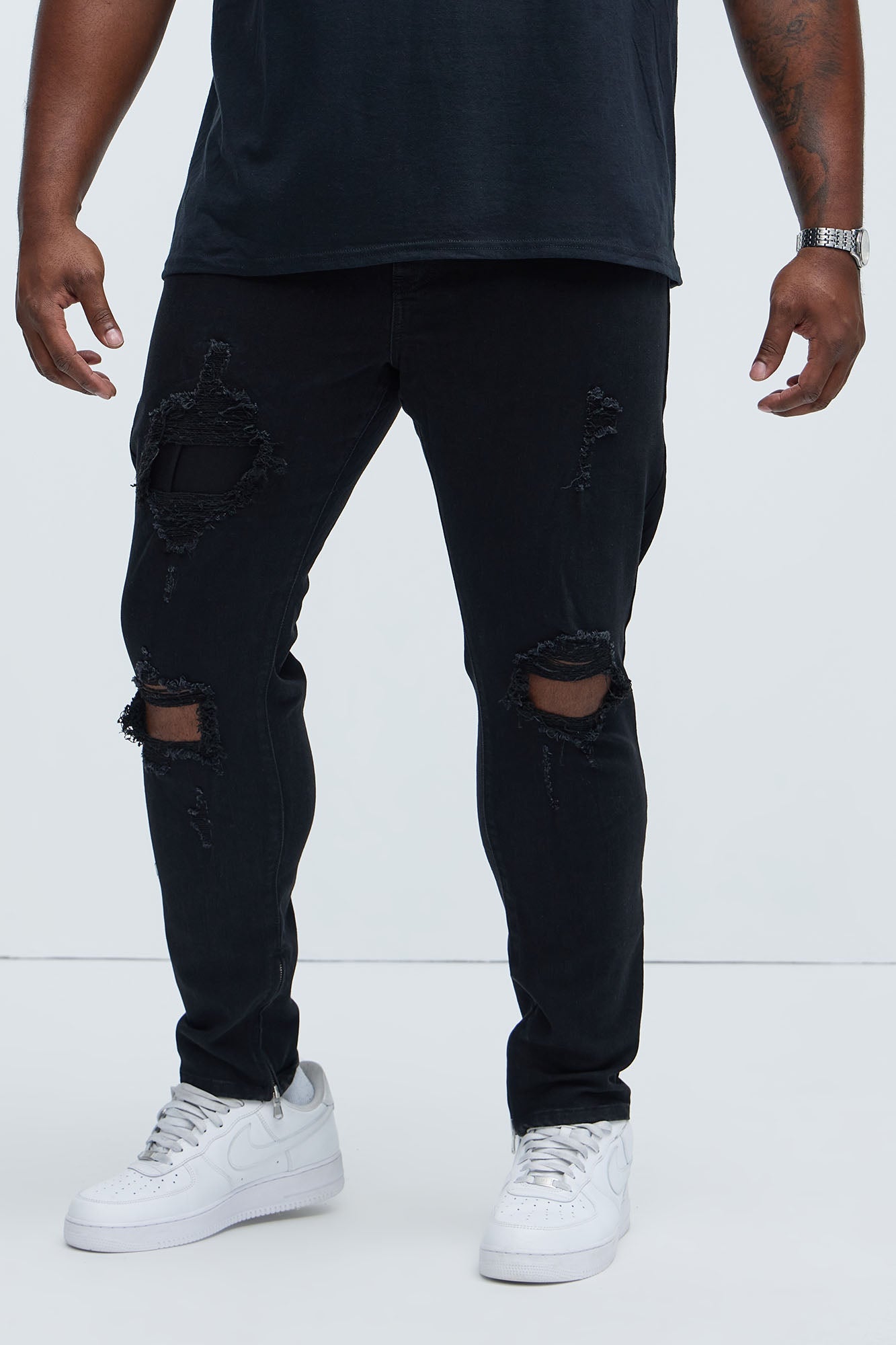 Point Of View Skinny Jeans - Black
