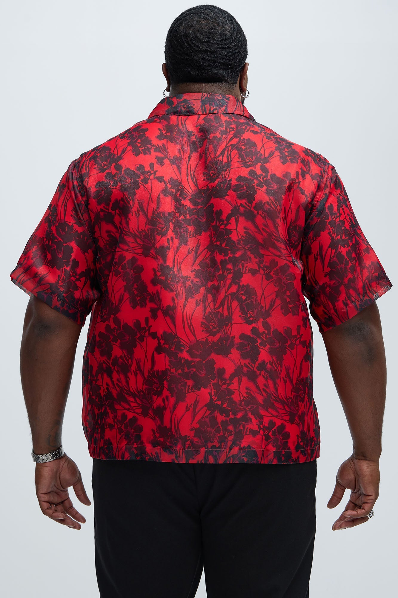 Pleasant Floral Shirt - Red/combo