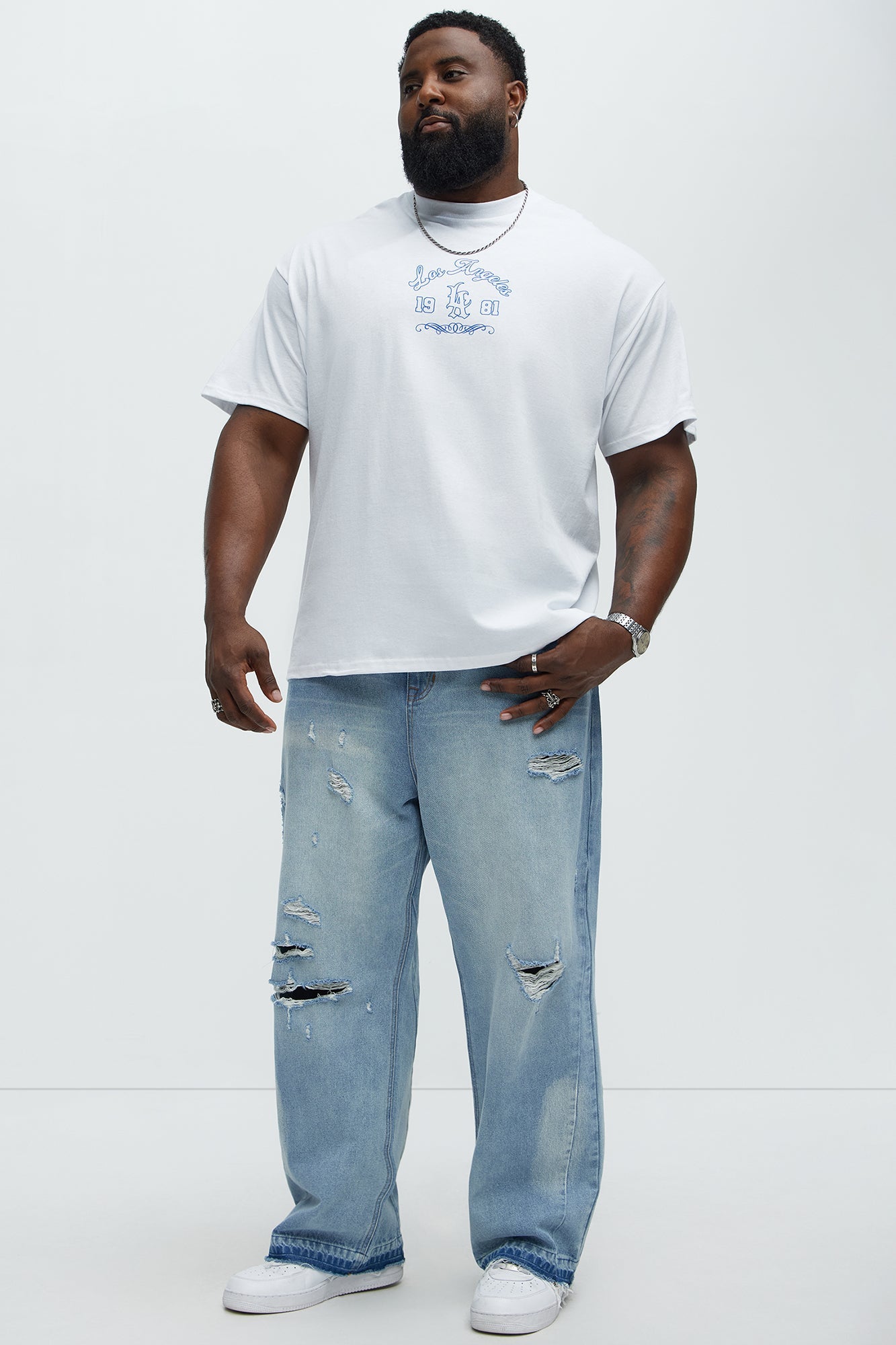 Los Angeles 1981 Short Sleeve Tee - White