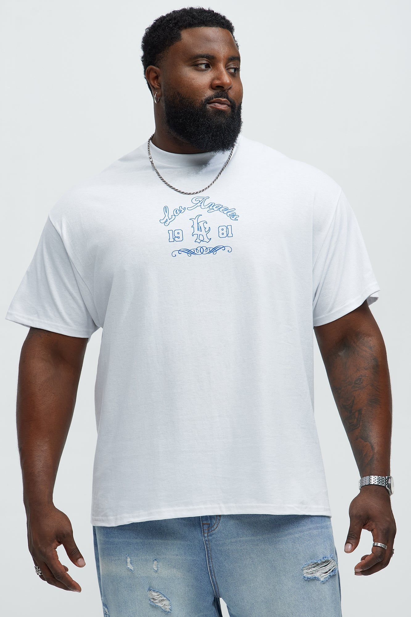 Los Angeles 1981 Short Sleeve Tee - White