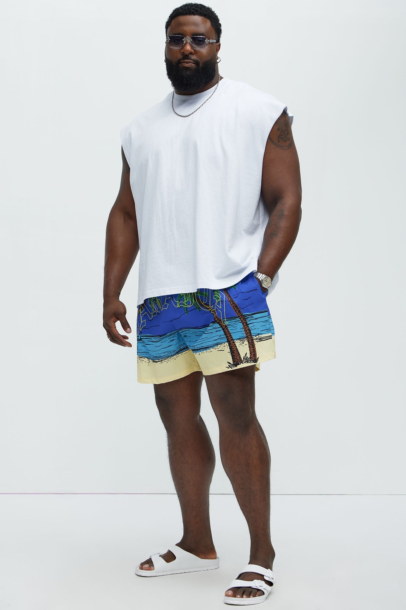 Jamaican Shore Swim Trunk - Blue