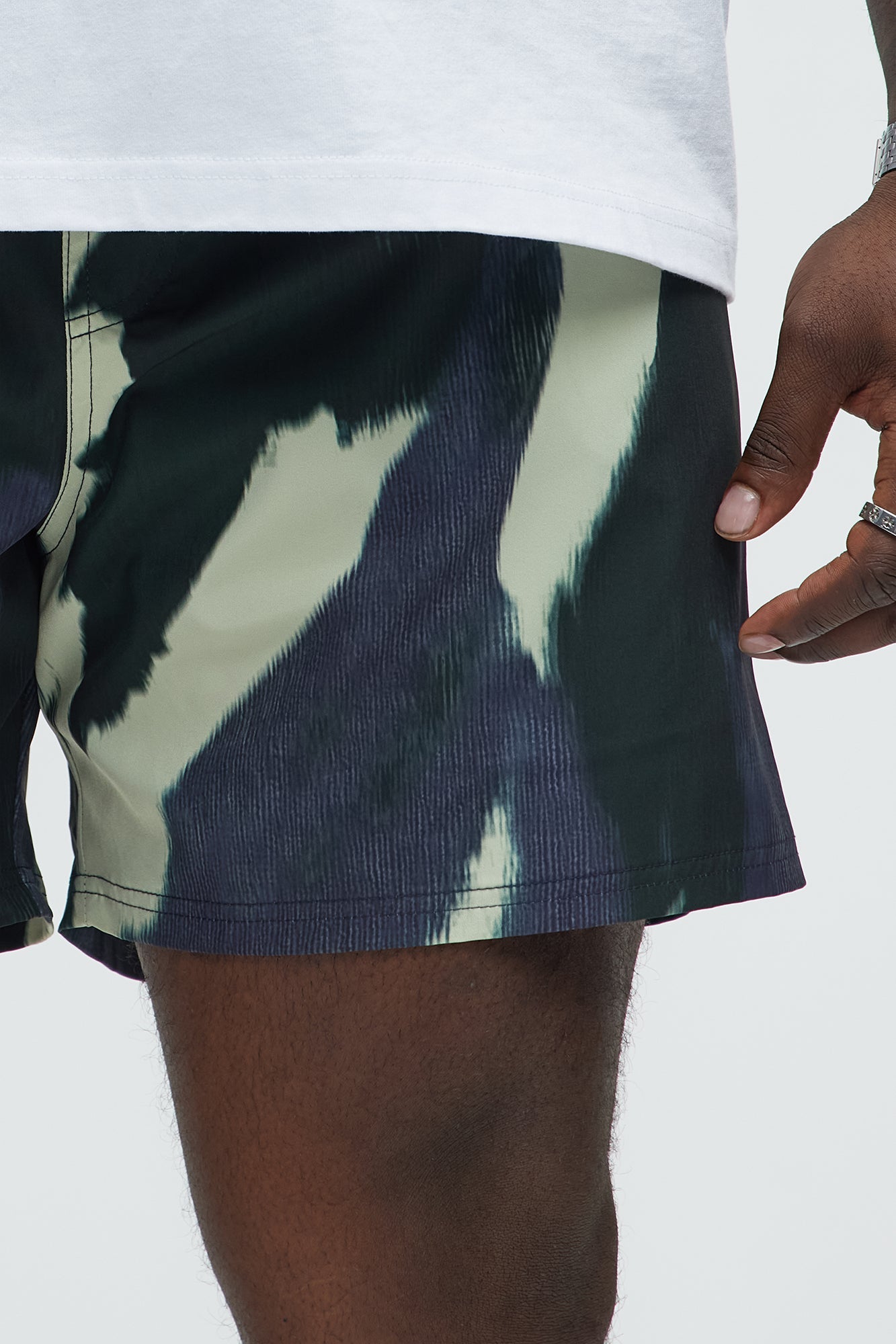 Abstract Vision Swim Mid Trunk - Multi Color