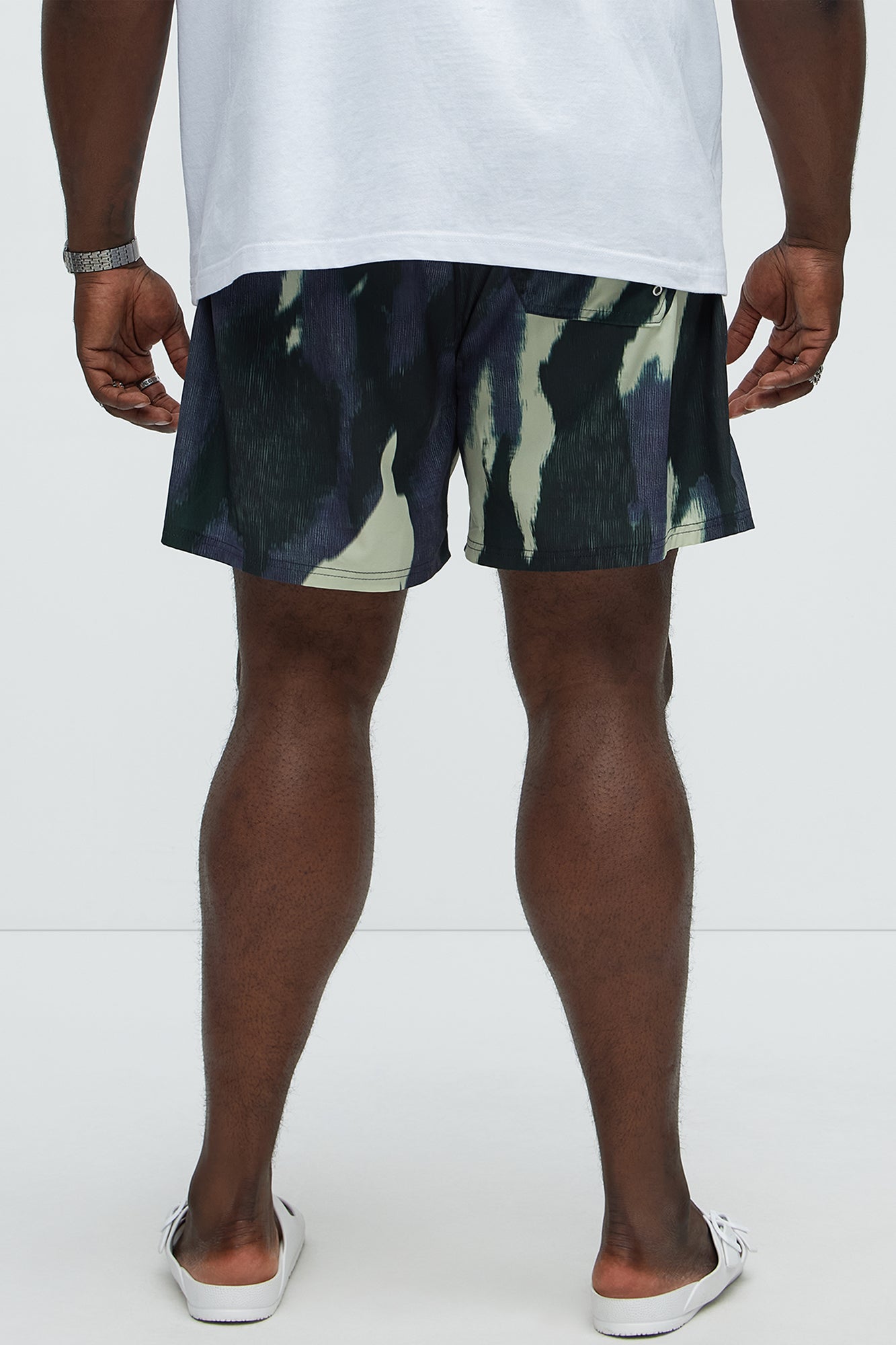 Abstract Vision Swim Mid Trunk - Multi Color