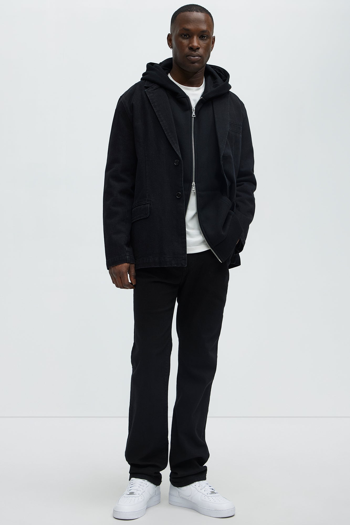 Mike Straight Taper Jeans - Black