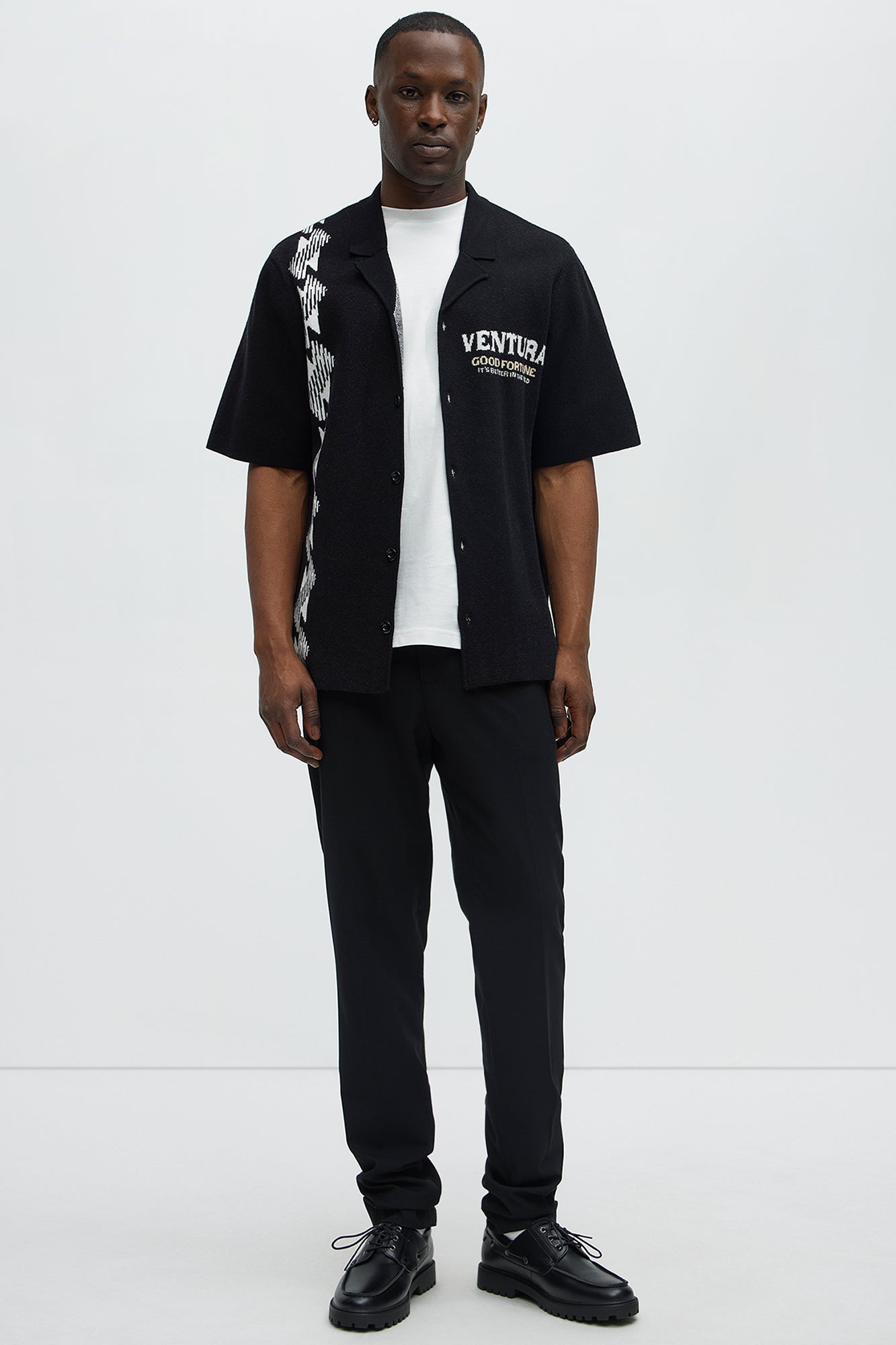 Tall Modern Stretch Slim Trouser - Black