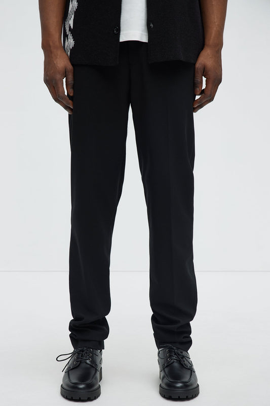 Tall Modern Stretch Slim Trouser - Black