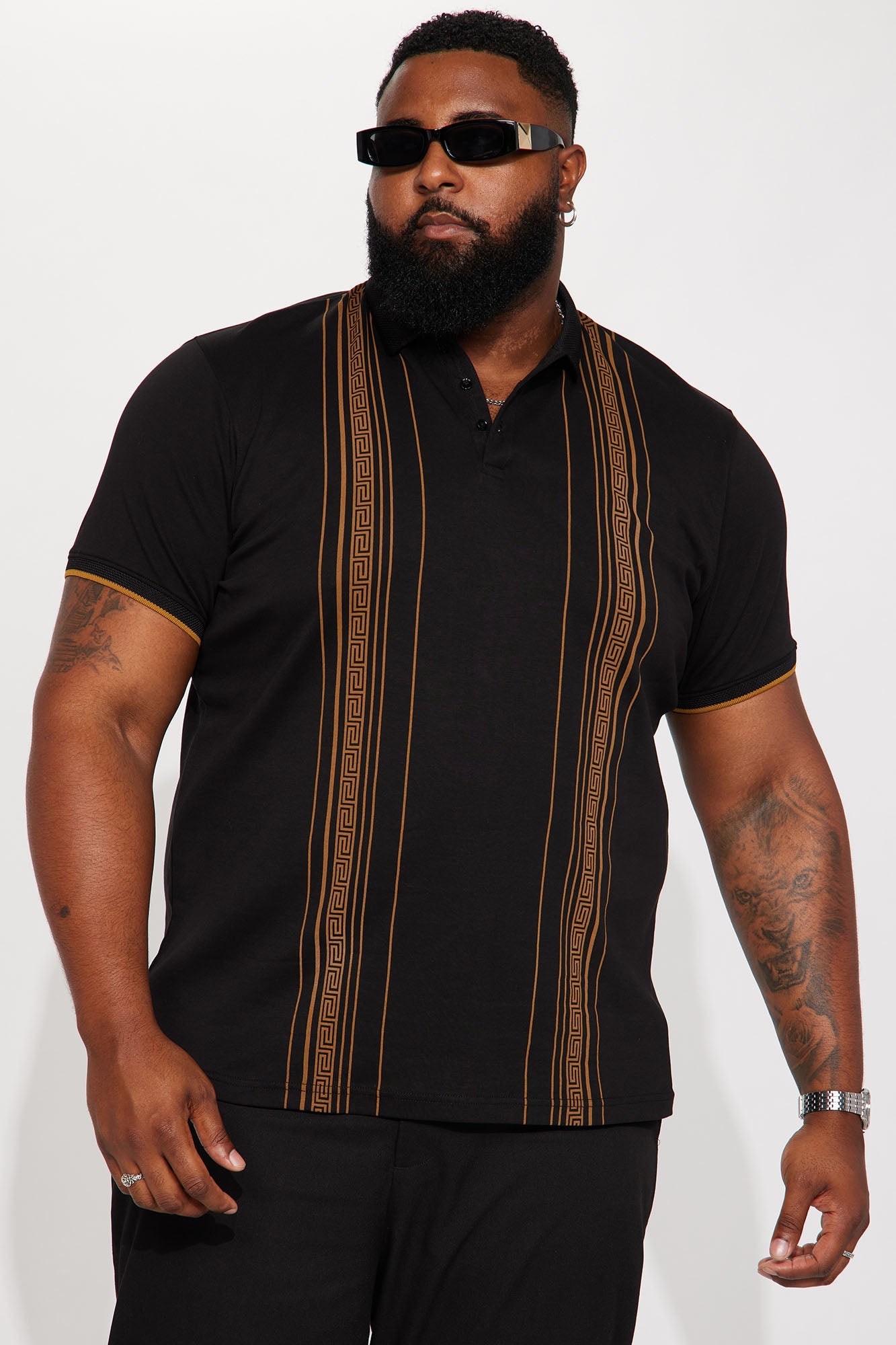 Pharaoh Bustdown Polo - Black