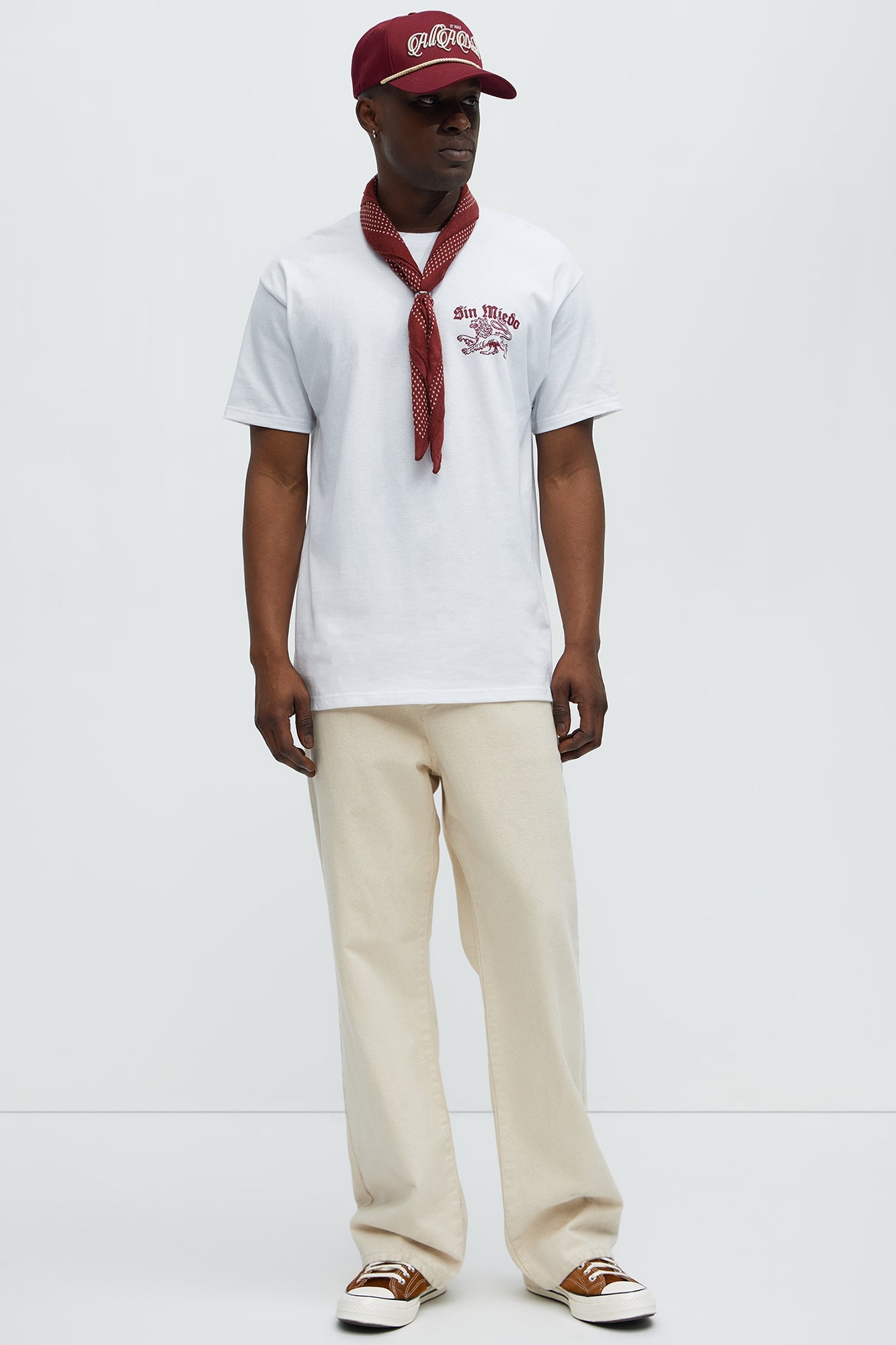 Sin Miedo Short Sleeve Tee - White