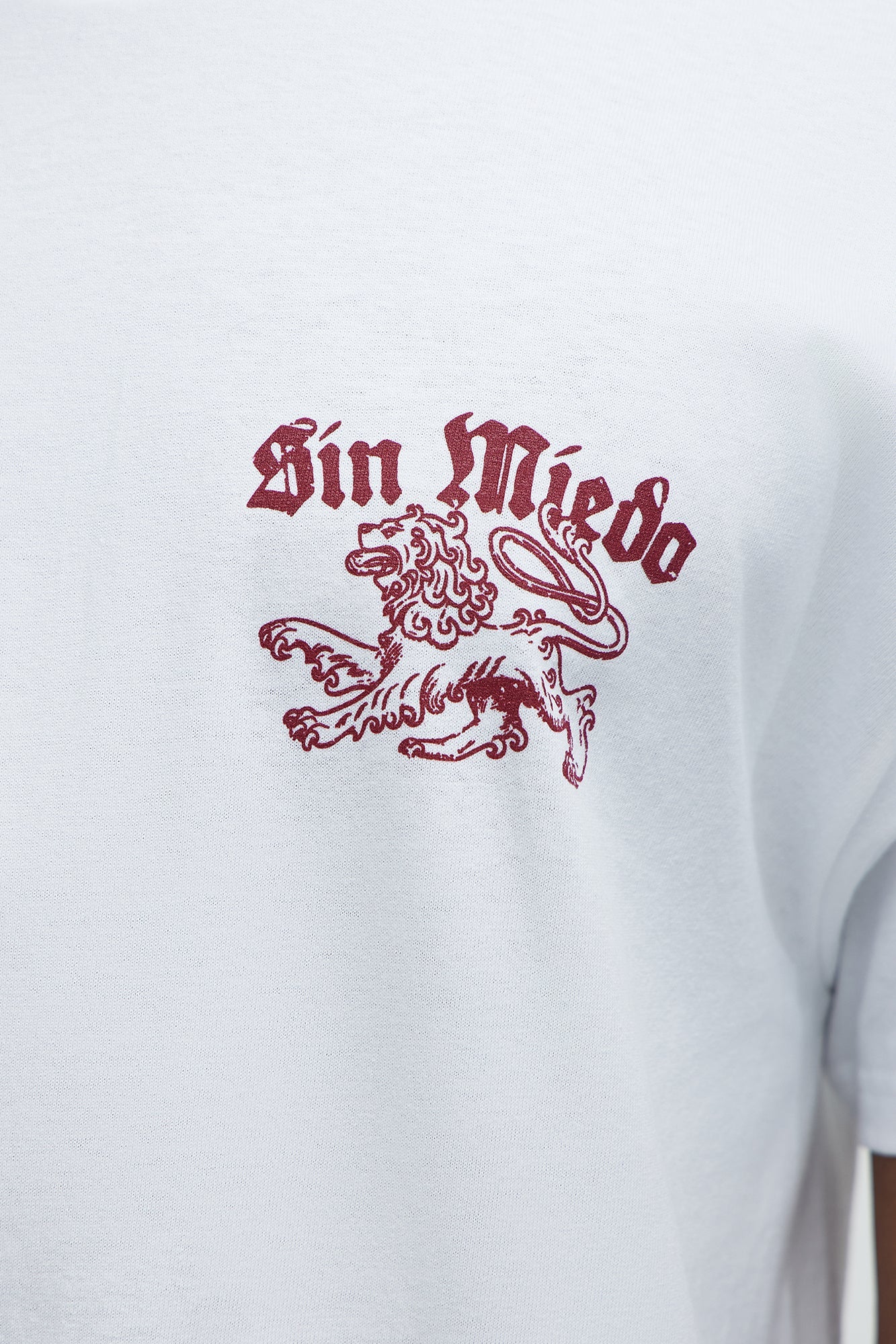 Sin Miedo Short Sleeve Tee - White