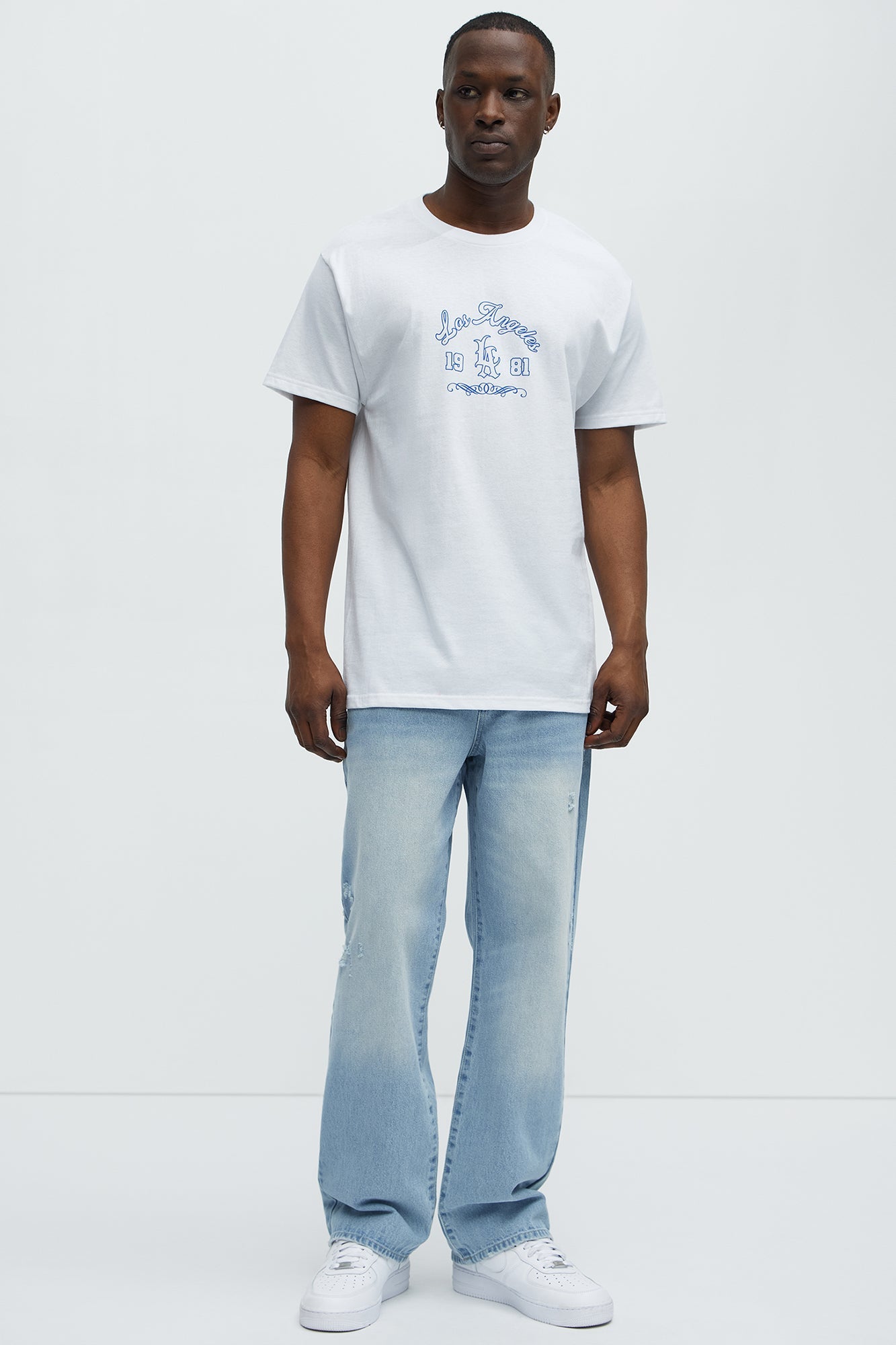 Los Angeles 1981 Short Sleeve Tee - White