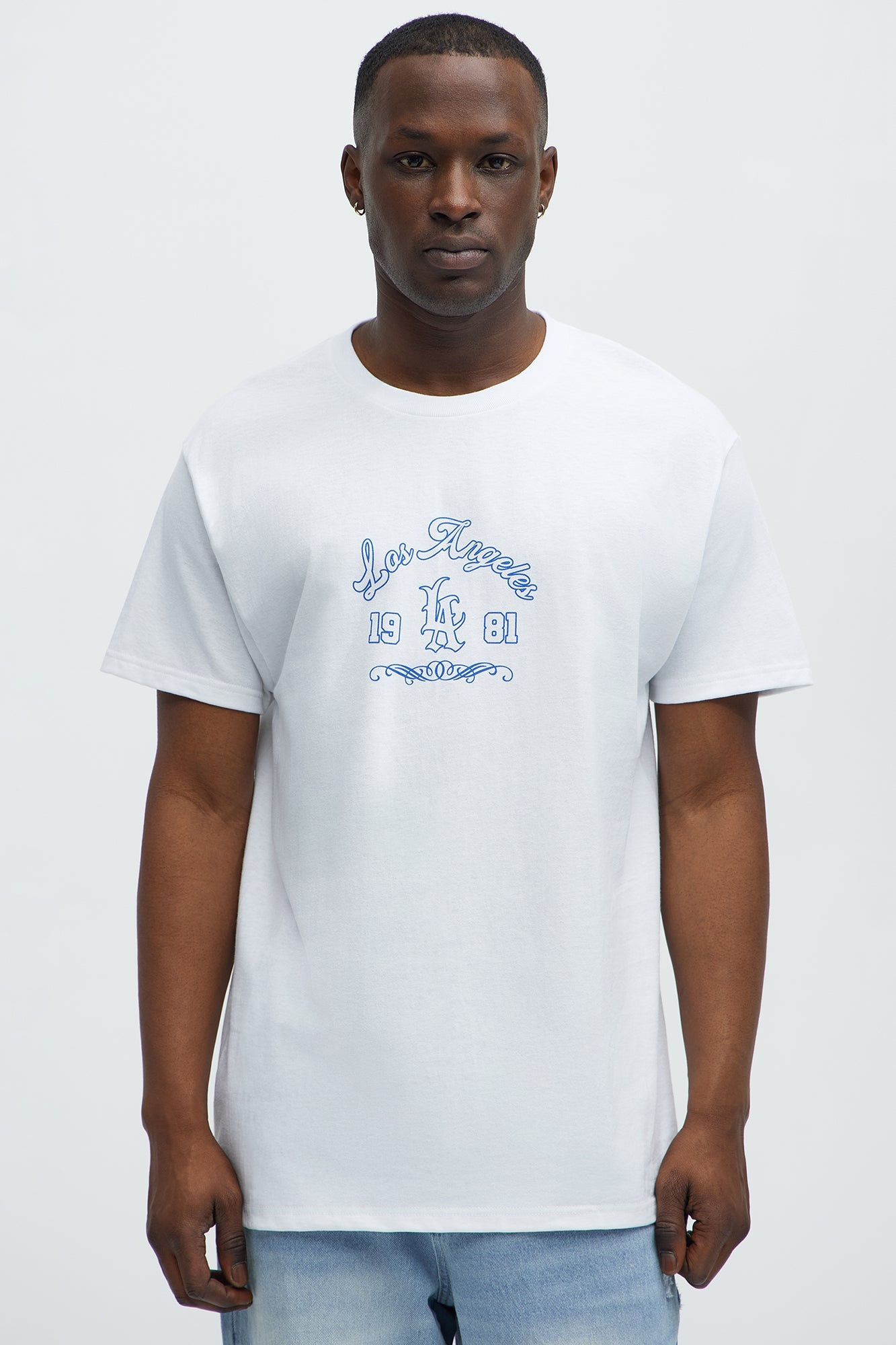 Los Angeles 1981 Short Sleeve Tee - White