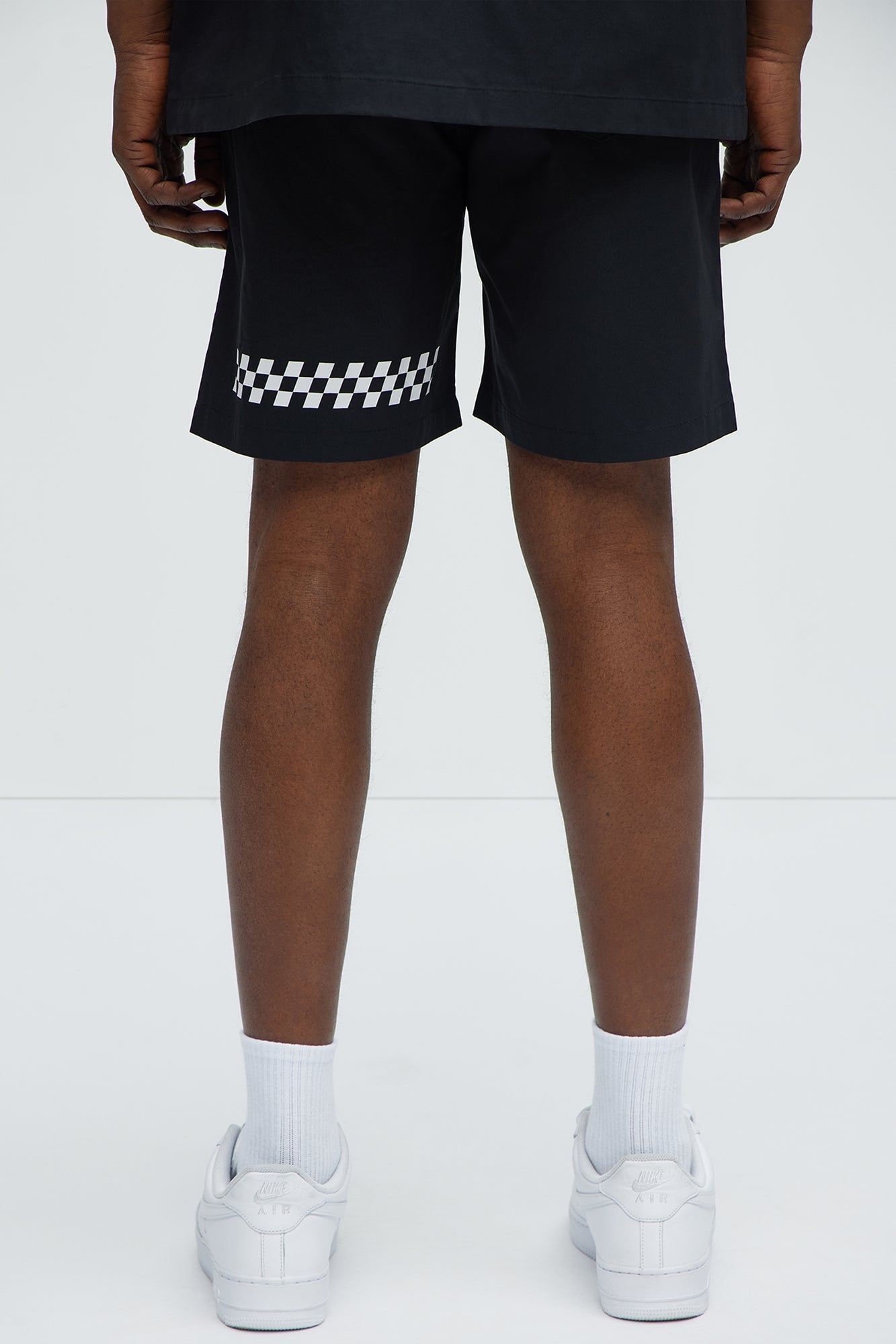 Racing Club Relaxed Drawstring Shorts - Black