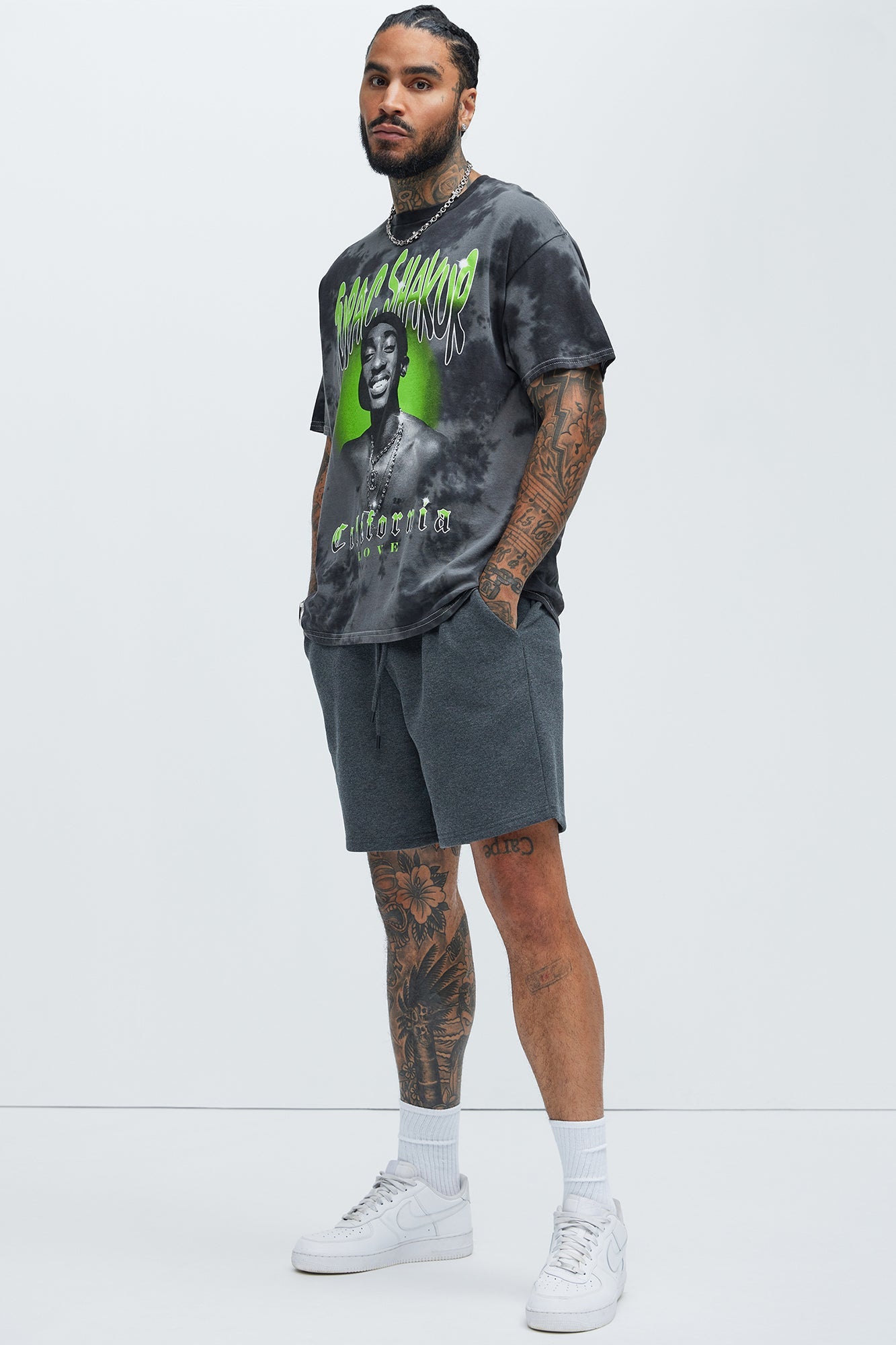 Tyson Sweatshort - Charcoal