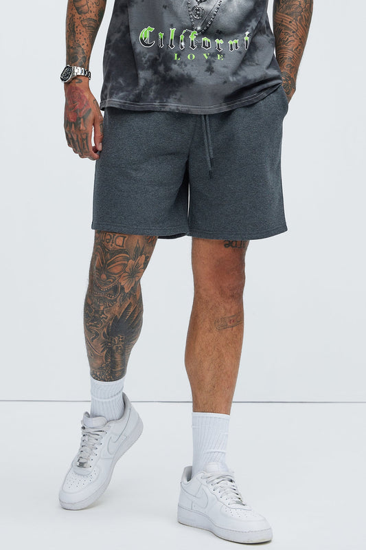 Tyson Sweatshort - Charcoal