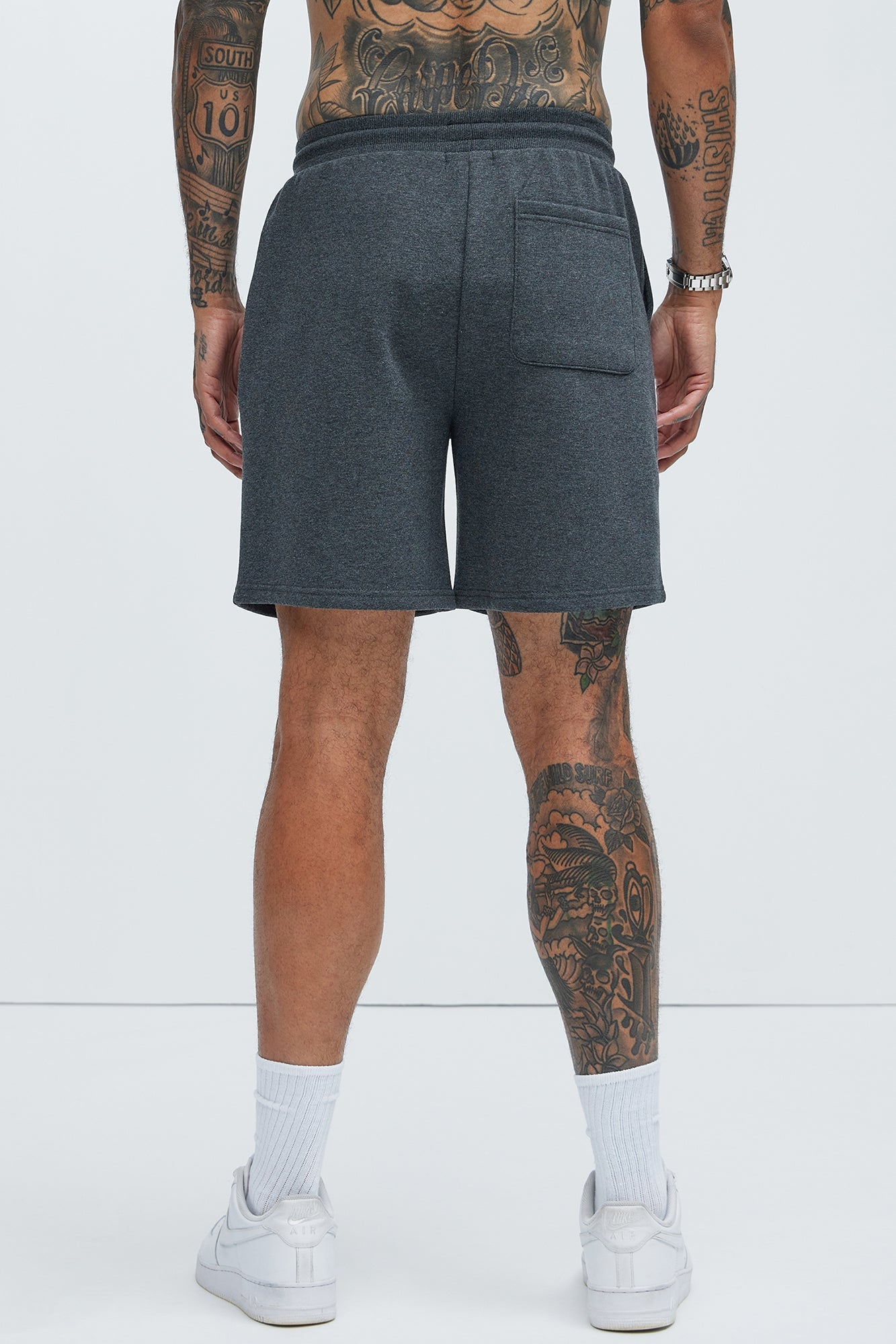 Tyson Sweatshort - Charcoal