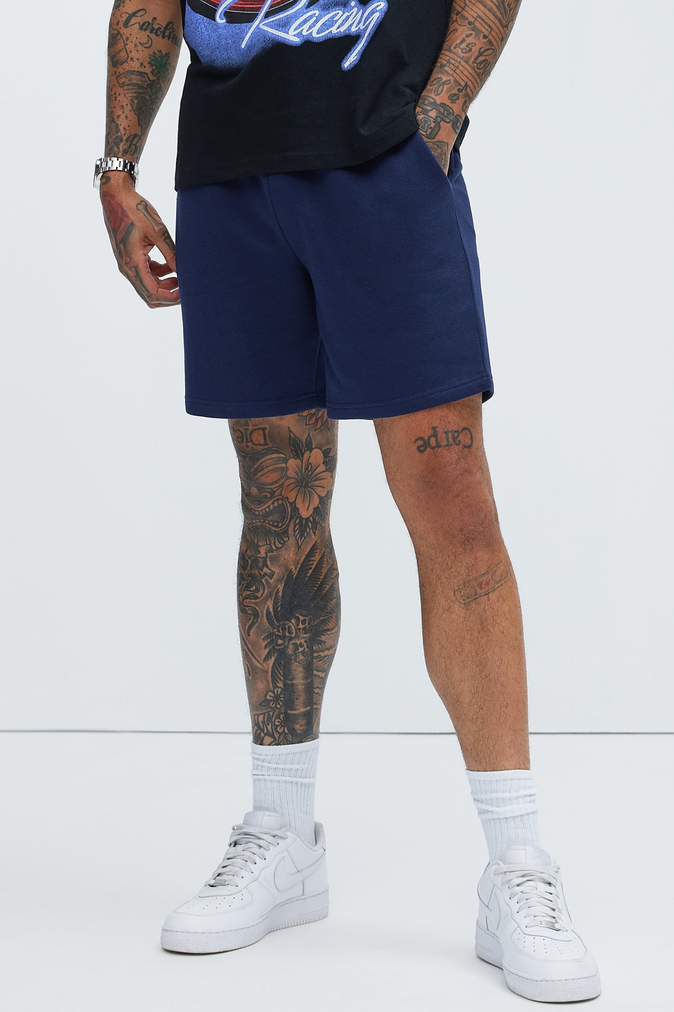 Tyson Sweatshort - Navy