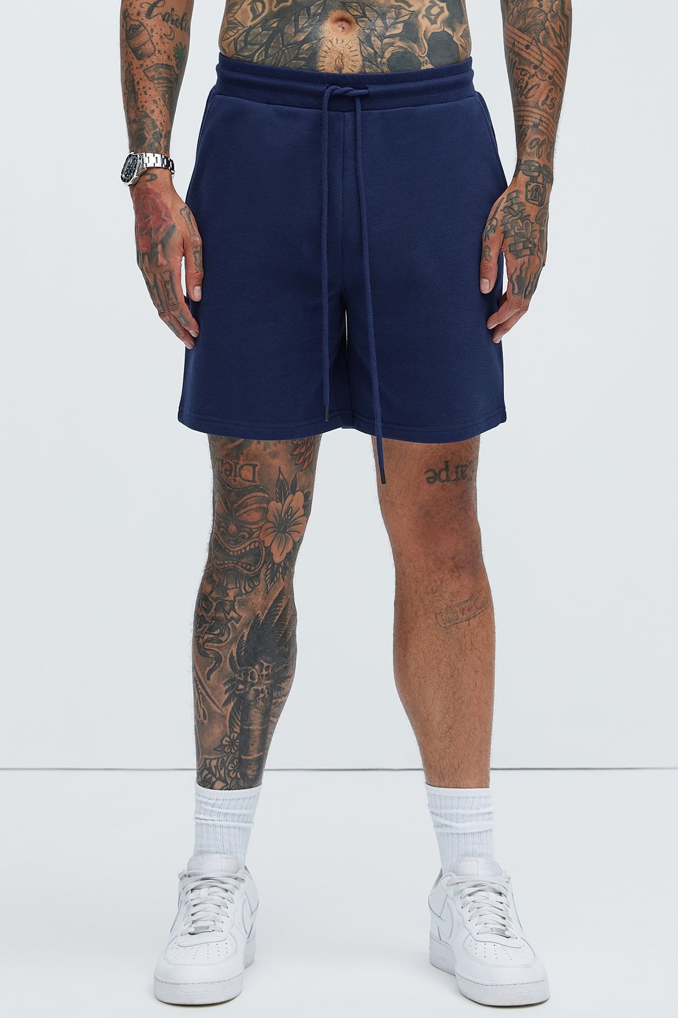 Tyson Sweatshort - Navy