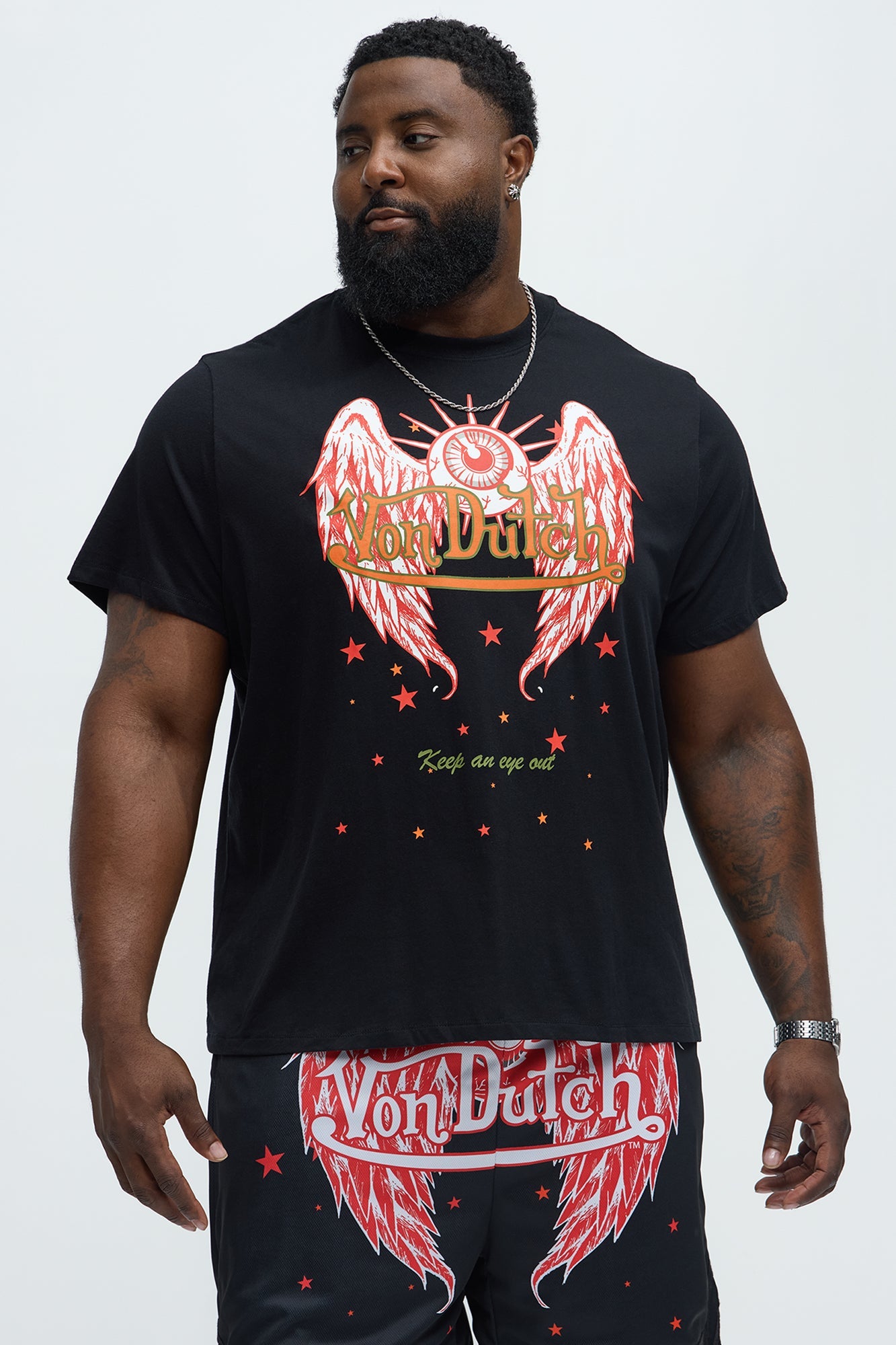 Von Dutch An Eye Out Short Sleeve Tee - Black