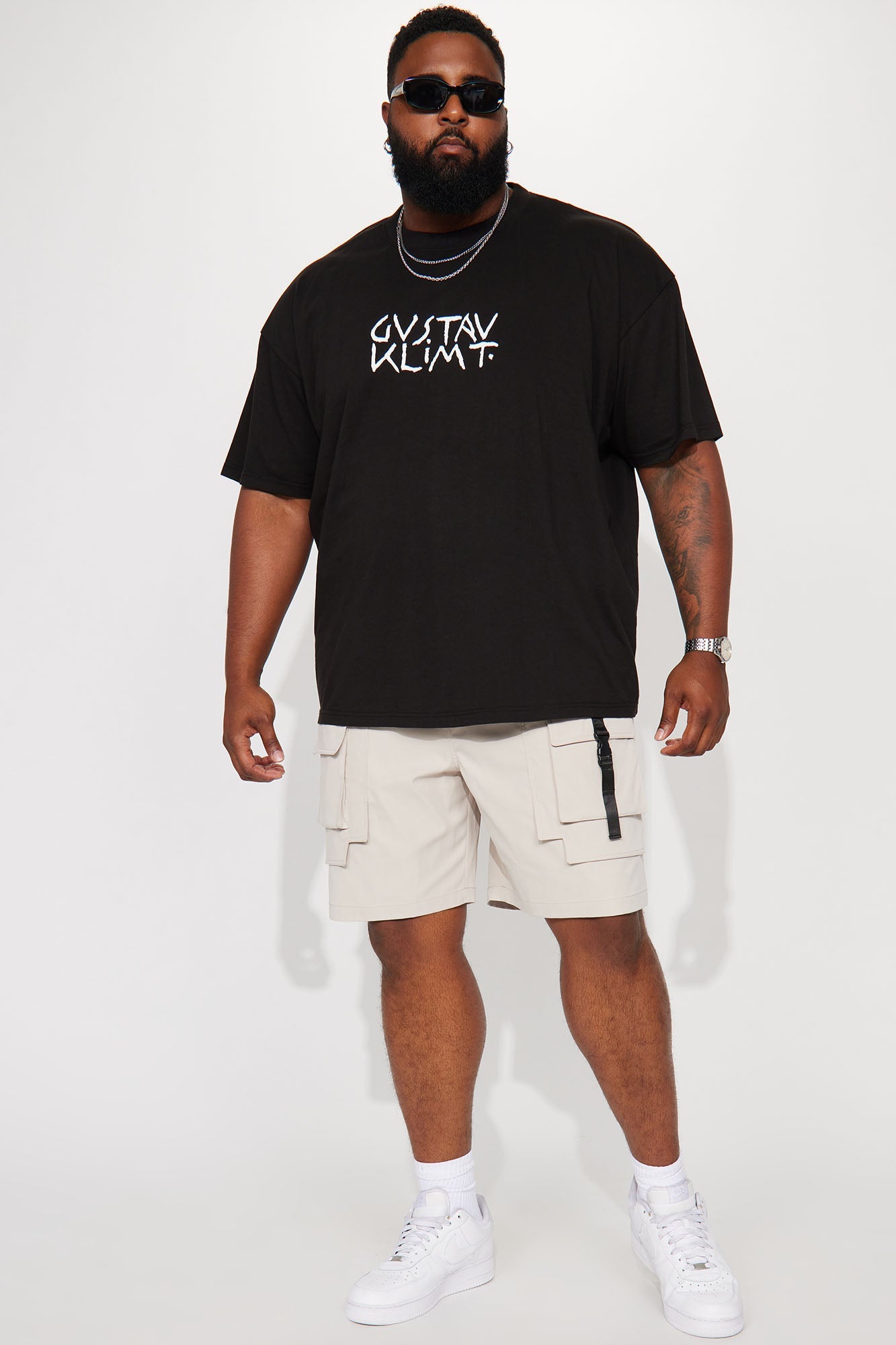 All Cap Utility Nylon Cargo Shorts - Grey