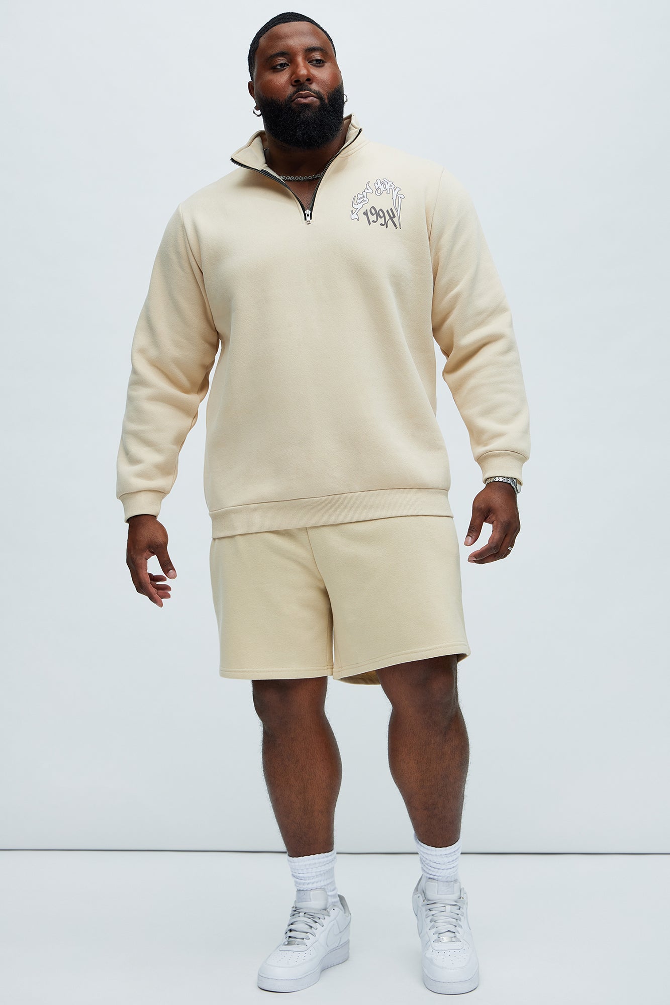 Tyson Sweatshort - Tan