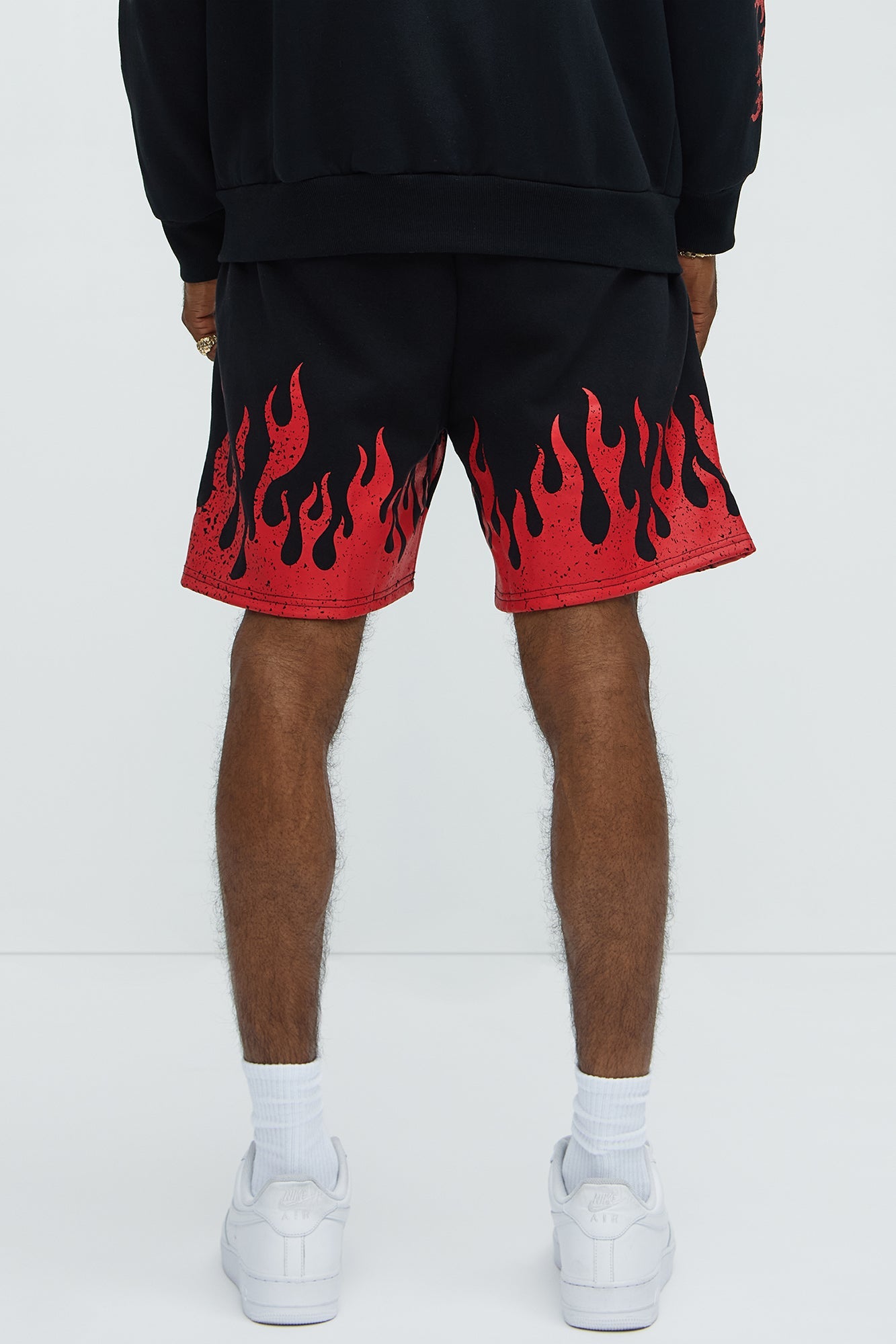 Von Dutch Fire Sweatshorts - Black