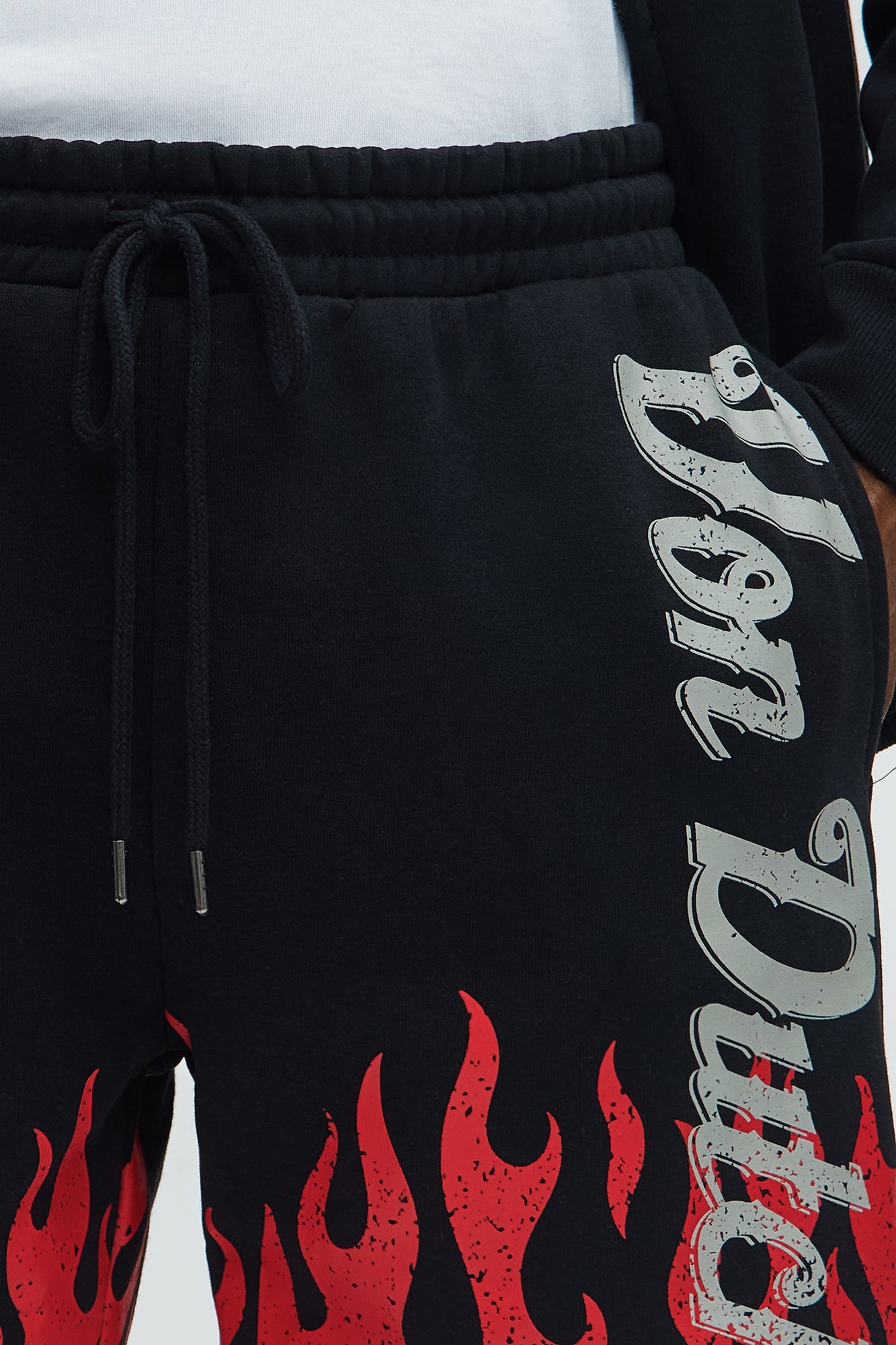 Von Dutch Fire Sweatshorts - Black