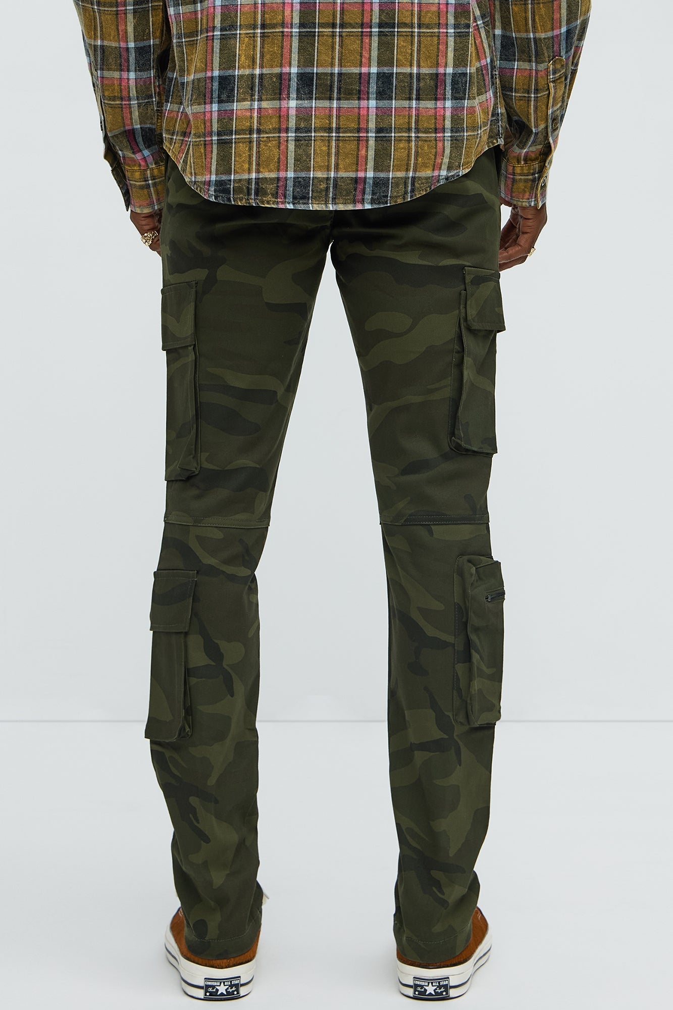 Stay On It Skinny Cargo Pants - Camouflage