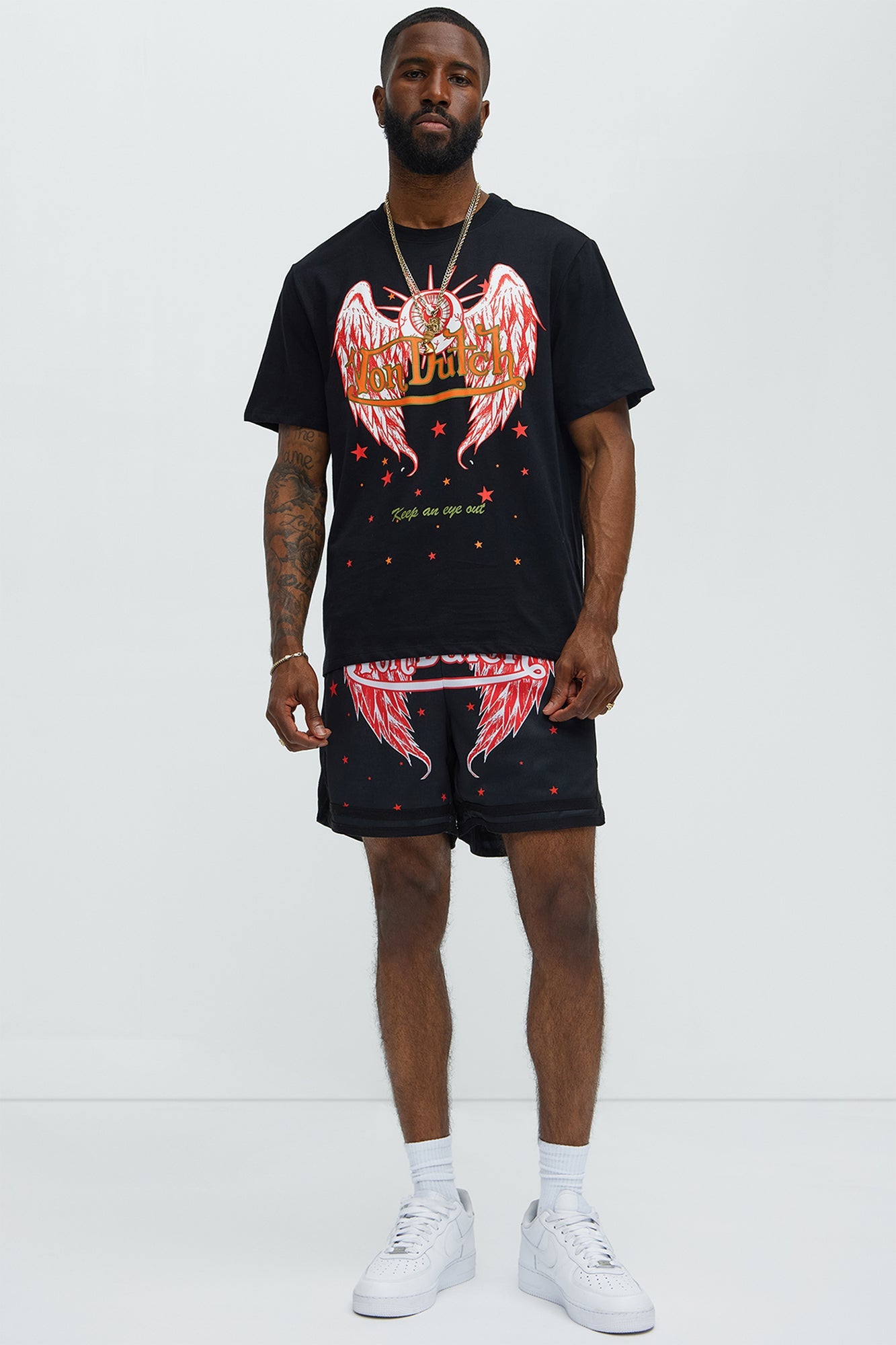 Von Dutch An Eye Out Short Sleeve Tee - Black