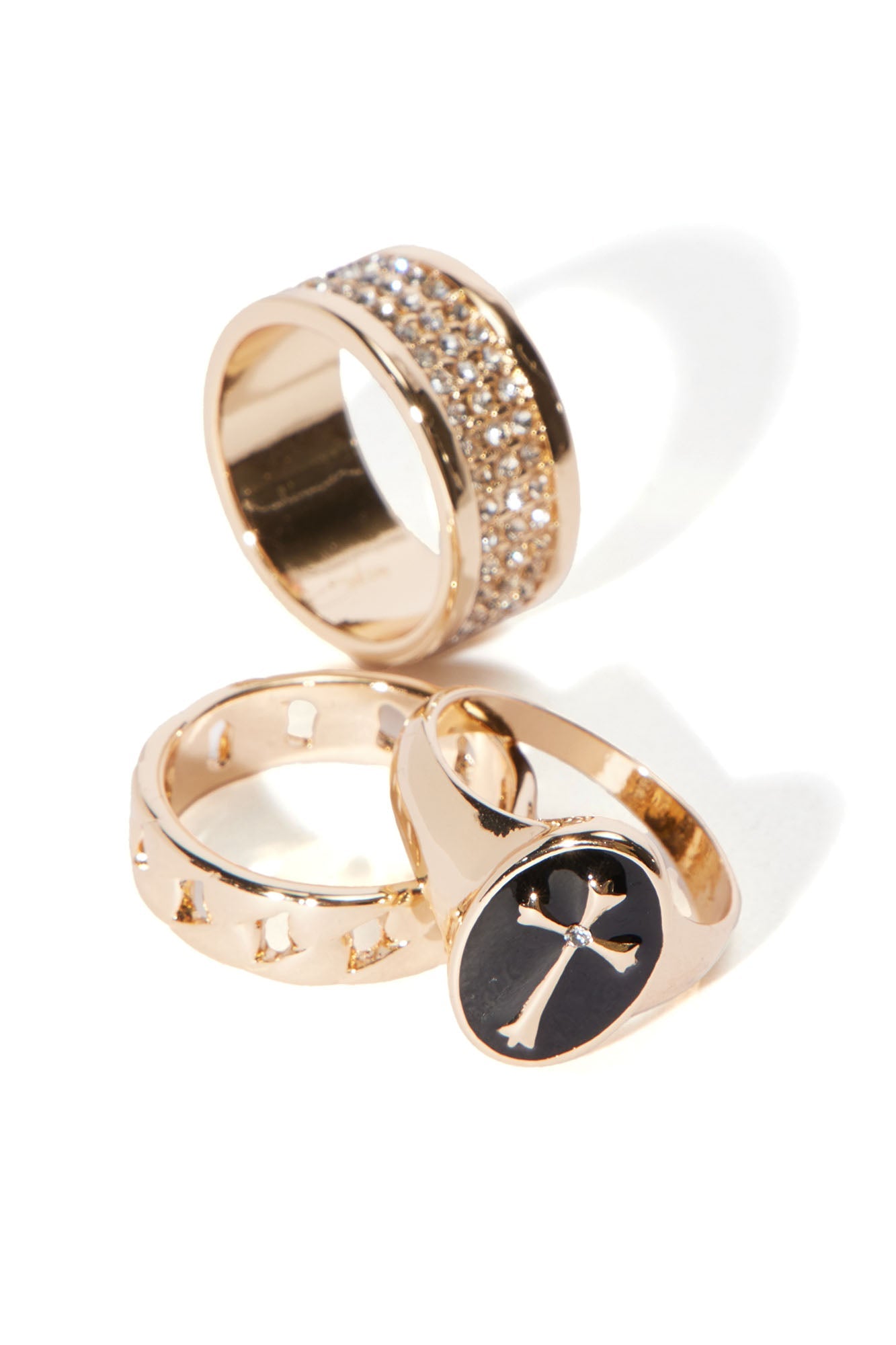 Stay True Ring Set - Gold