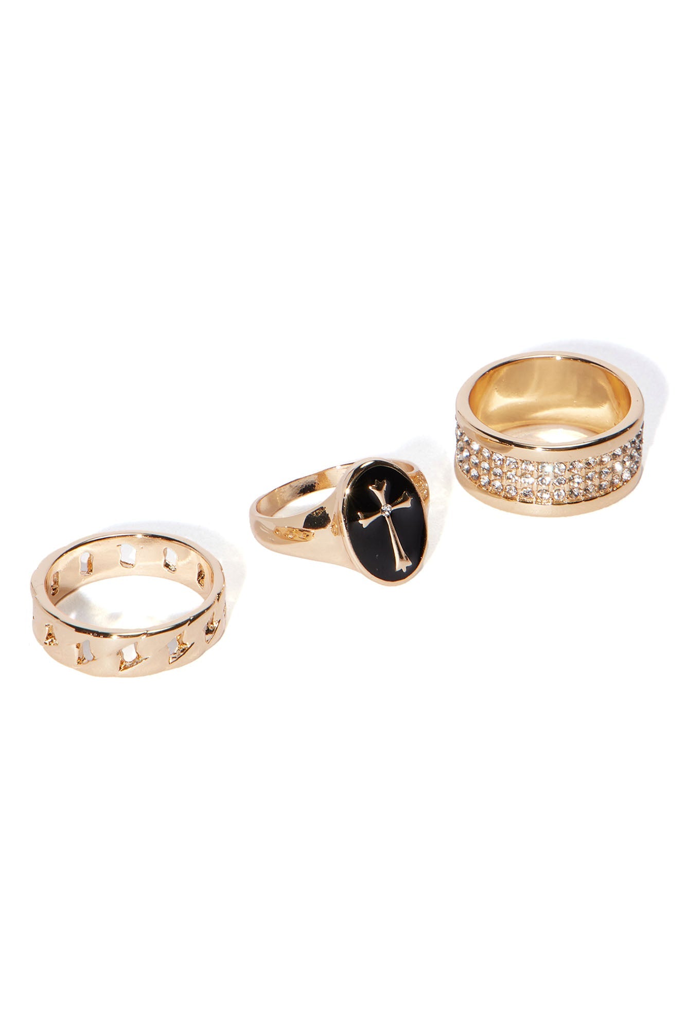 Stay True Ring Set - Gold