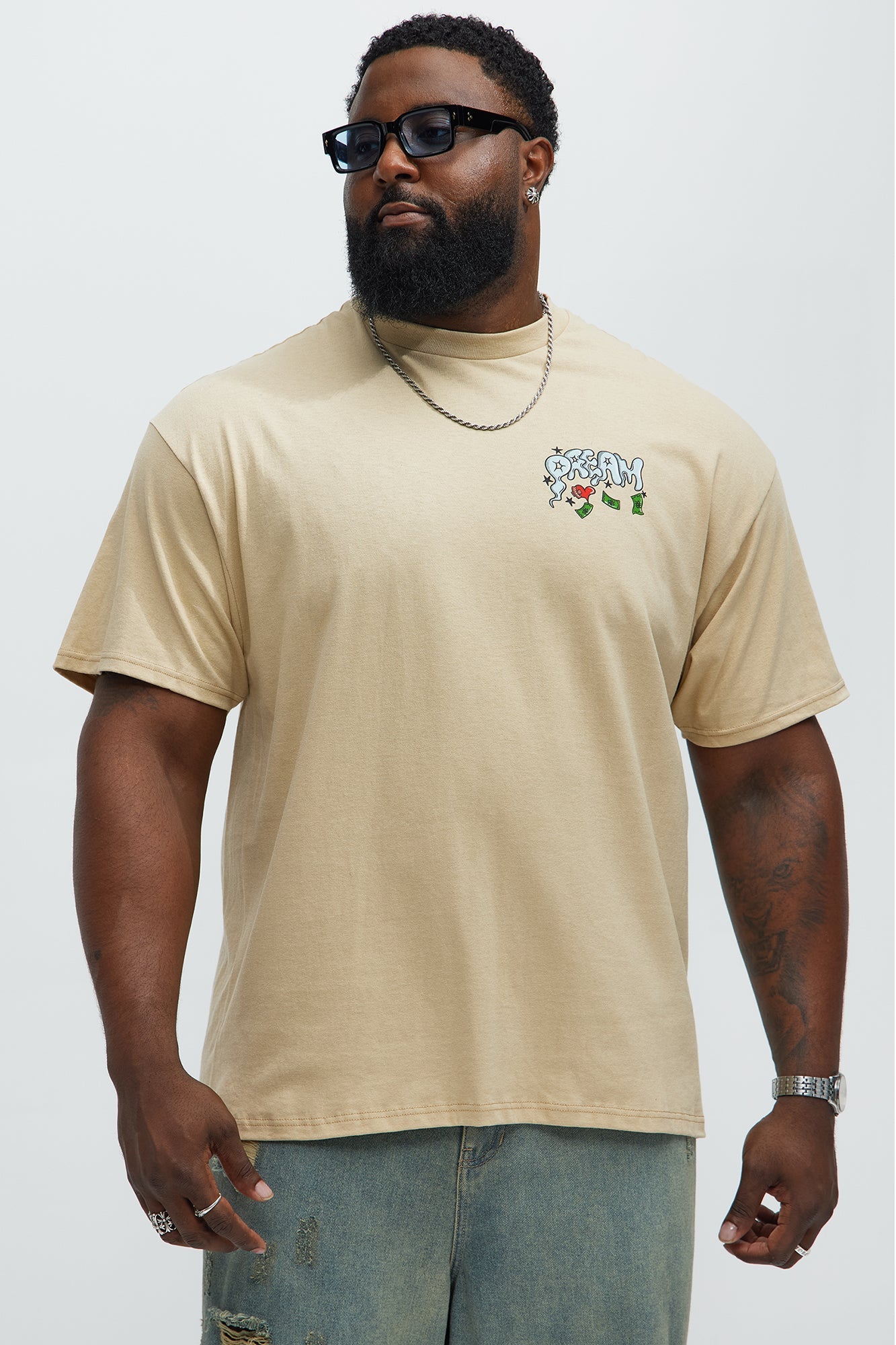 Deadly Dreams Short Sleeve Tee - Natural