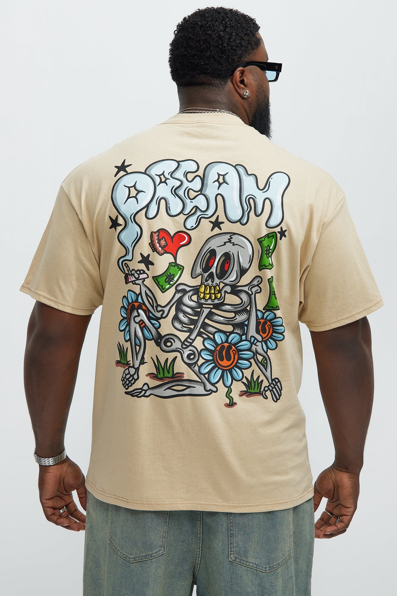 Deadly Dreams Short Sleeve Tee - Natural