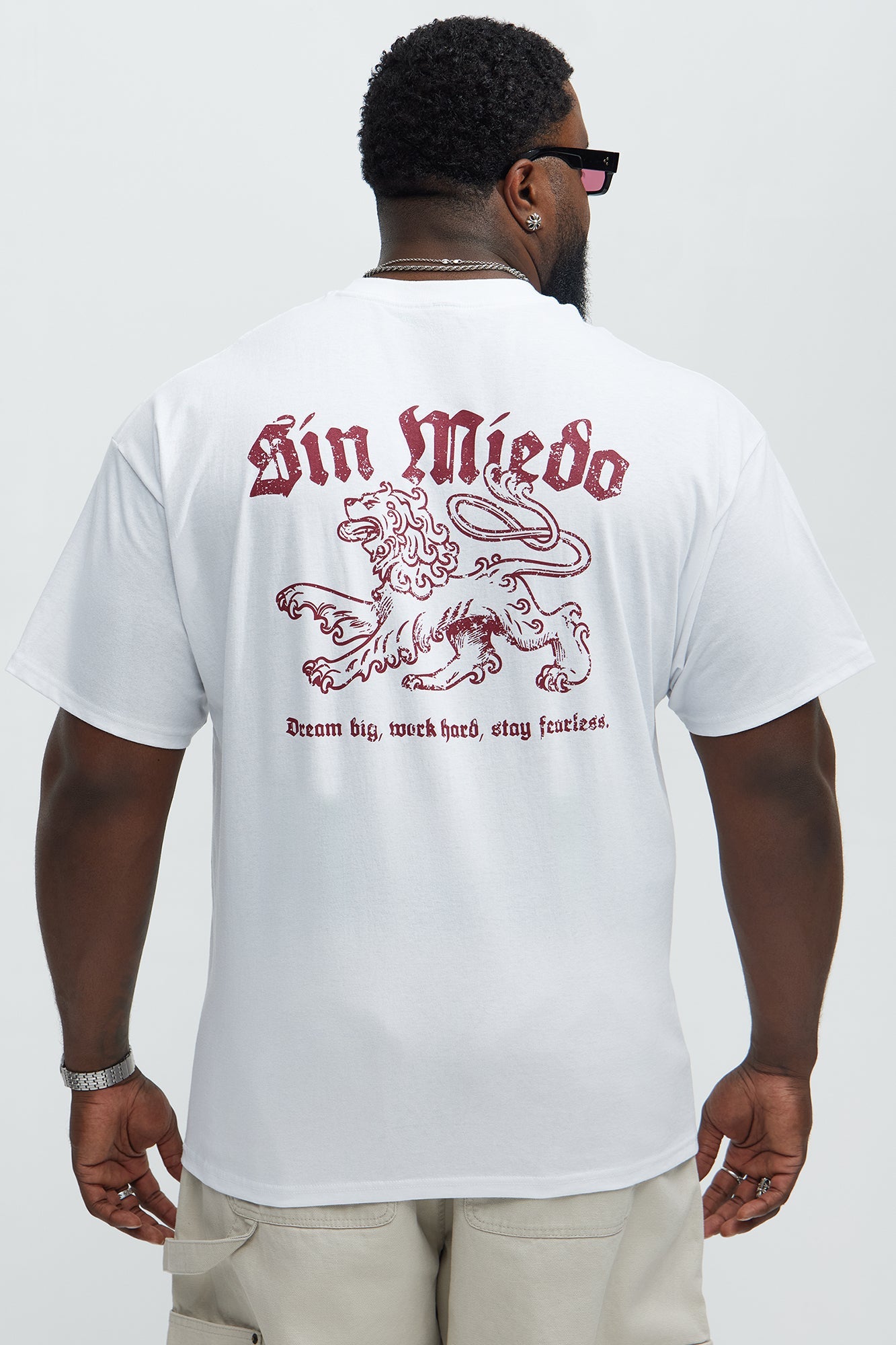 Sin Miedo Short Sleeve Tee - White